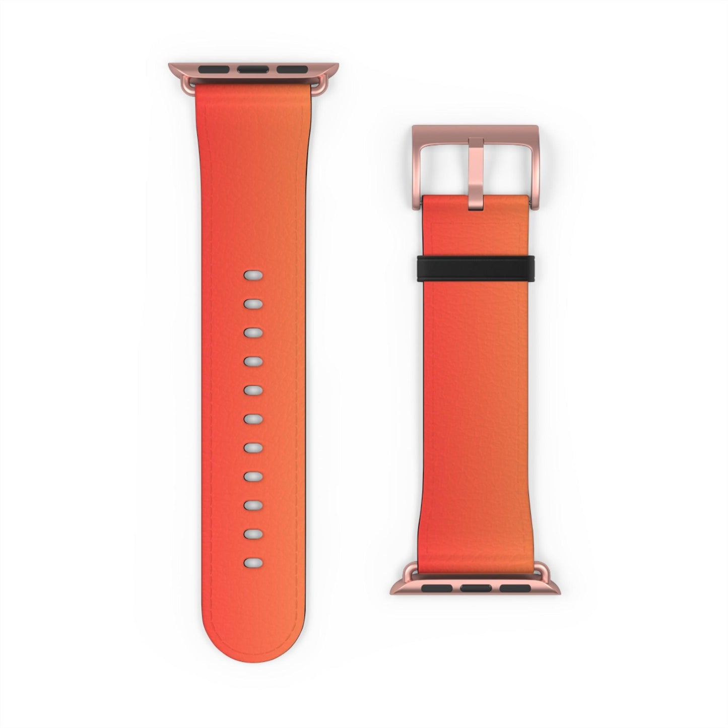 Vibrant Red Orange Apple Watch Band - JGUS