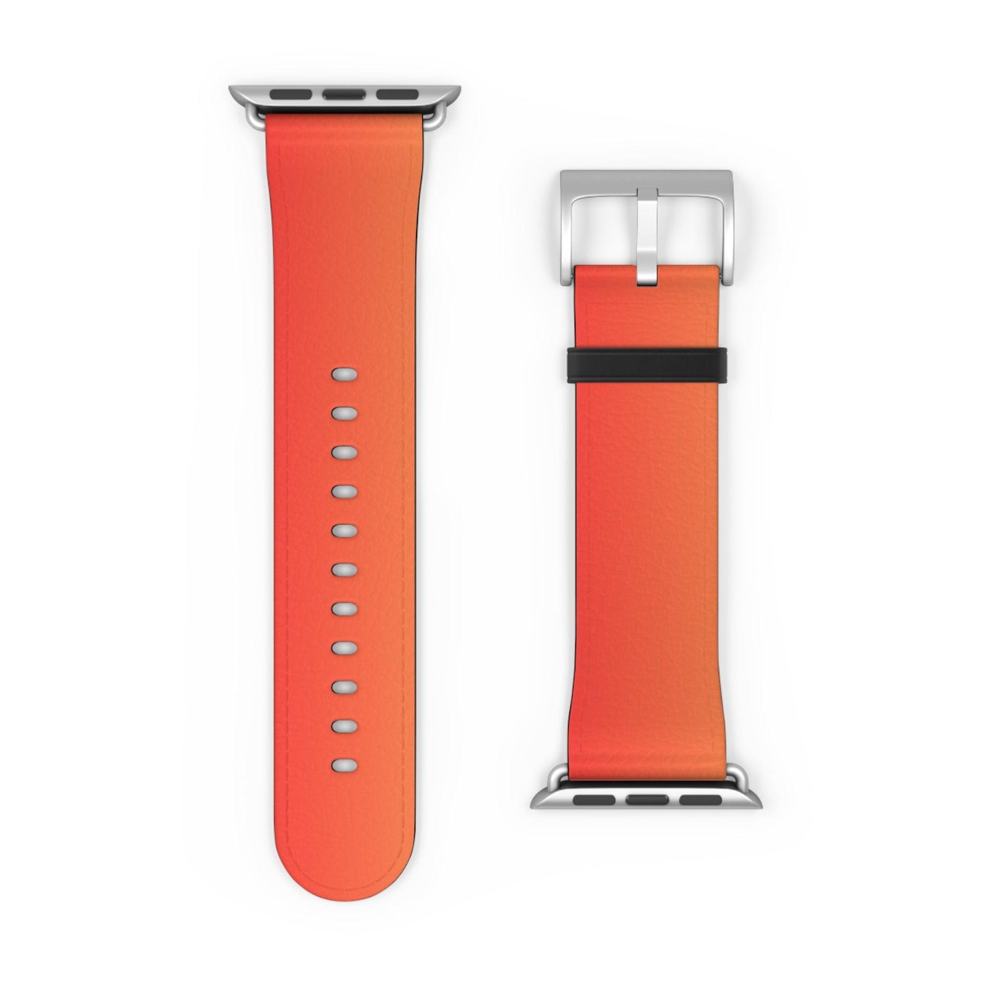 Vibrant Red Orange Apple Watch Band - JGUS