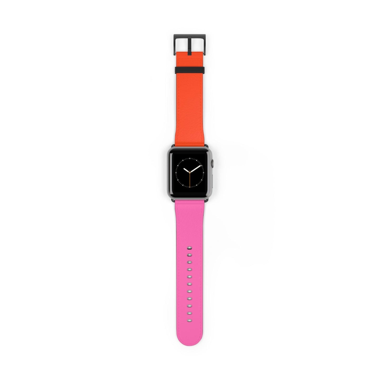 Plaid Sunset Orange & Pink Apple Watch Band - JGUS