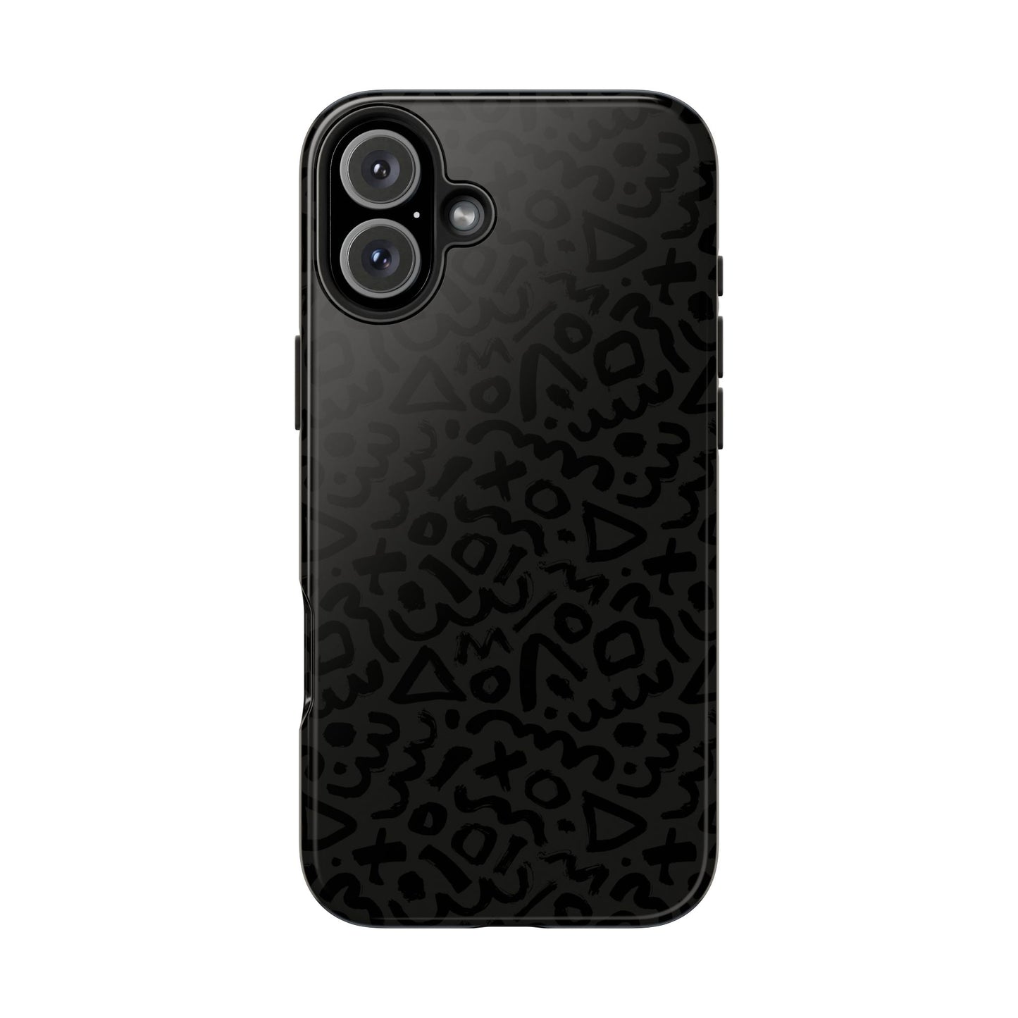 Retro Geometric Vibes Phone Case – 80s 90s Vintage Abstract Pattern for iPhone & Samsung