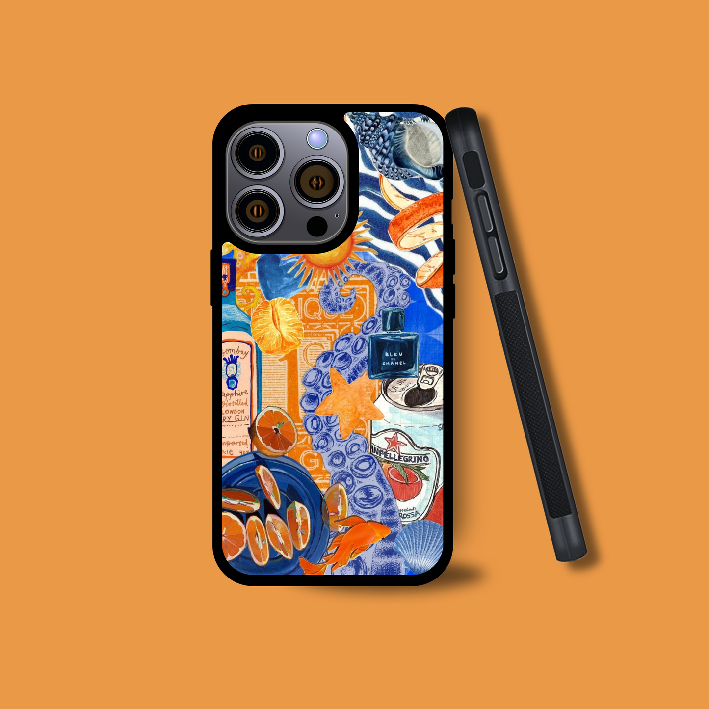 Sunset Splash Collage Phone Case – Vibrant & Protective iPhone Accessory