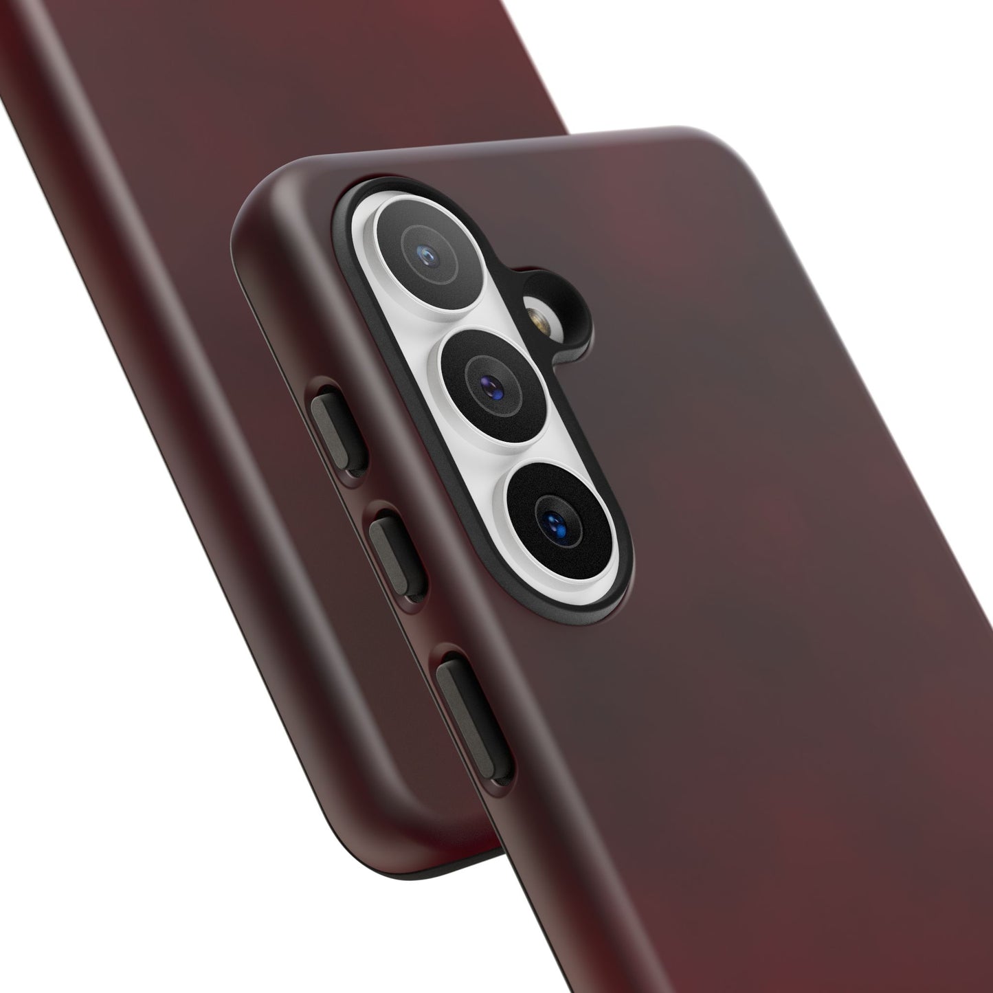 Vintage Burgundy Cherry Phone Case – Elegant Floral Design for iPhone 17 & Samsung Galaxy | Tough Protective Cover - JGUS