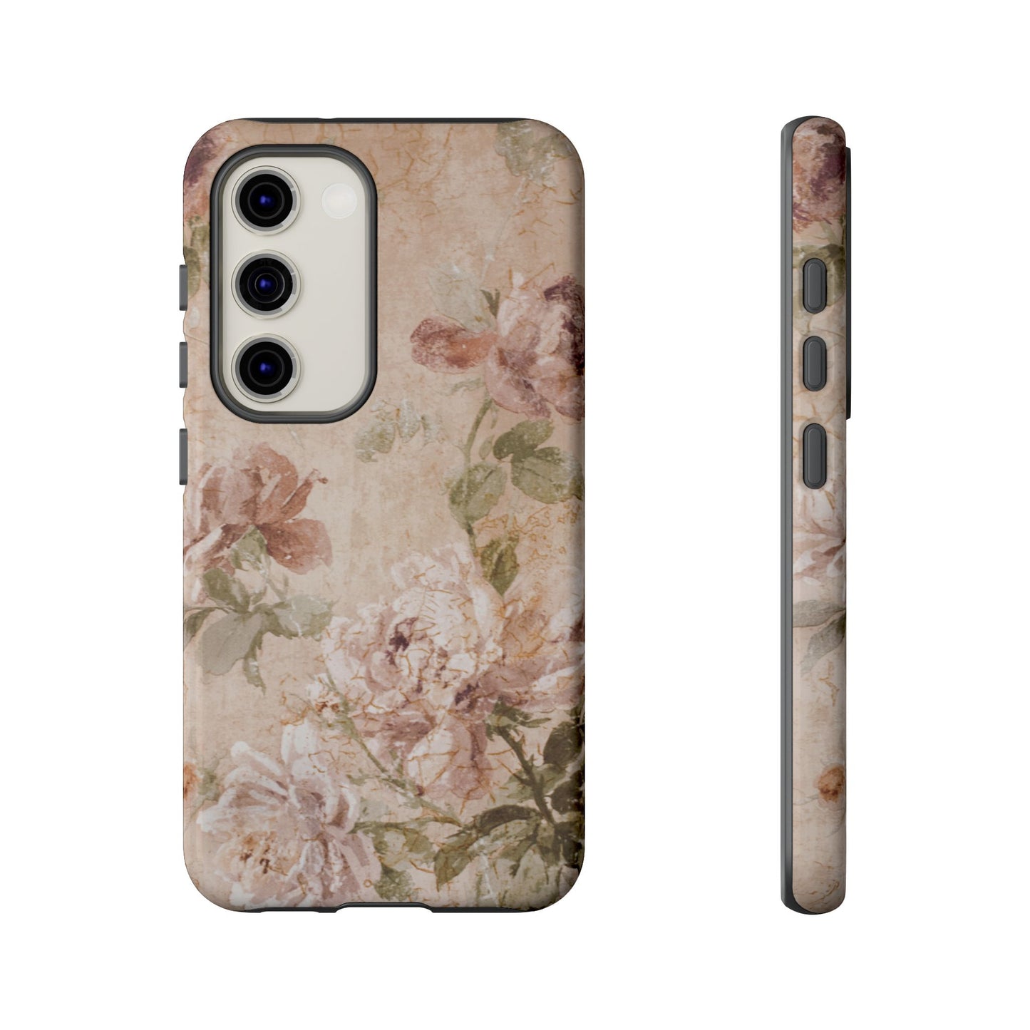 Victorian Floral Phone Case – Vintage Flower Design for iPhone & Samsung