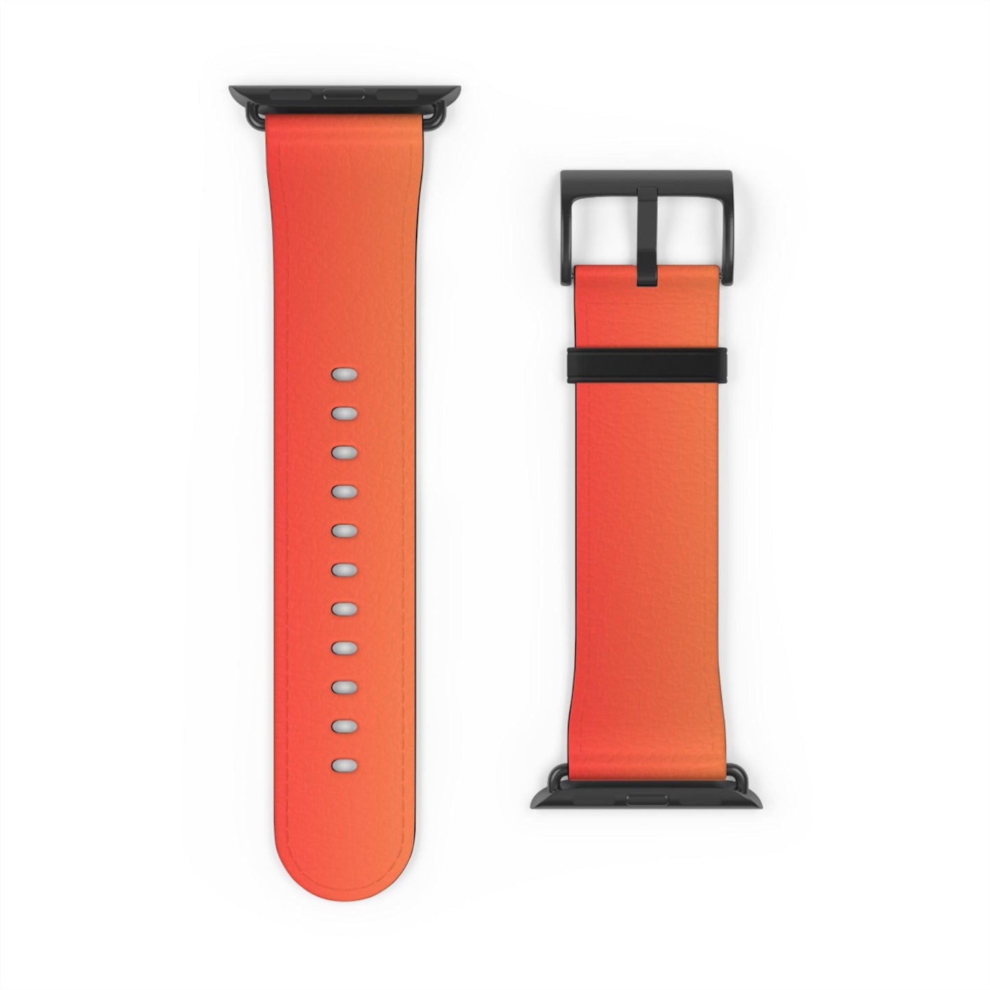 Vibrant Red Orange Apple Watch Band - JGUS