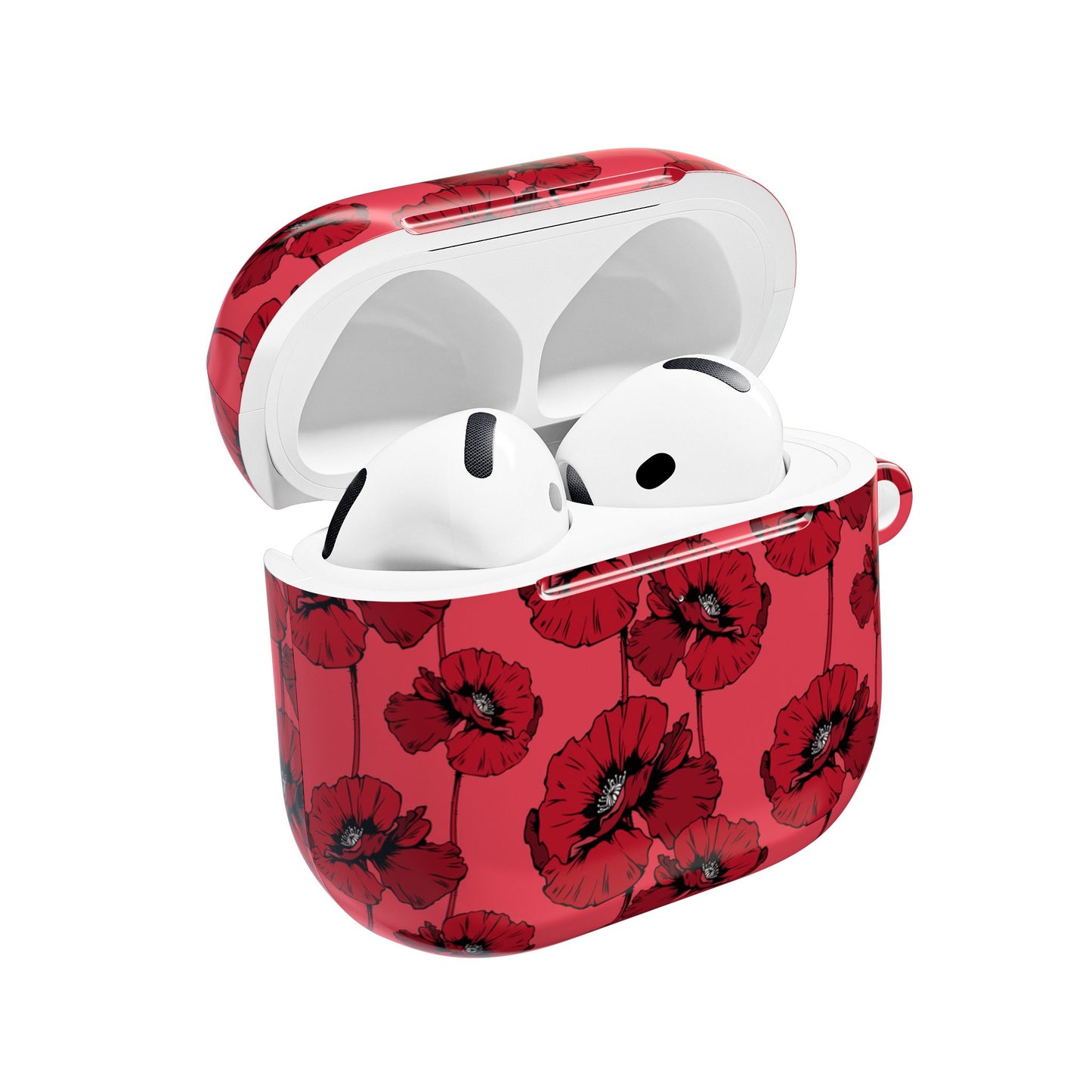 Scarlet Sketch Shockproof & Scratch-Resistant AirPods Case – Wireless Charging Compatible