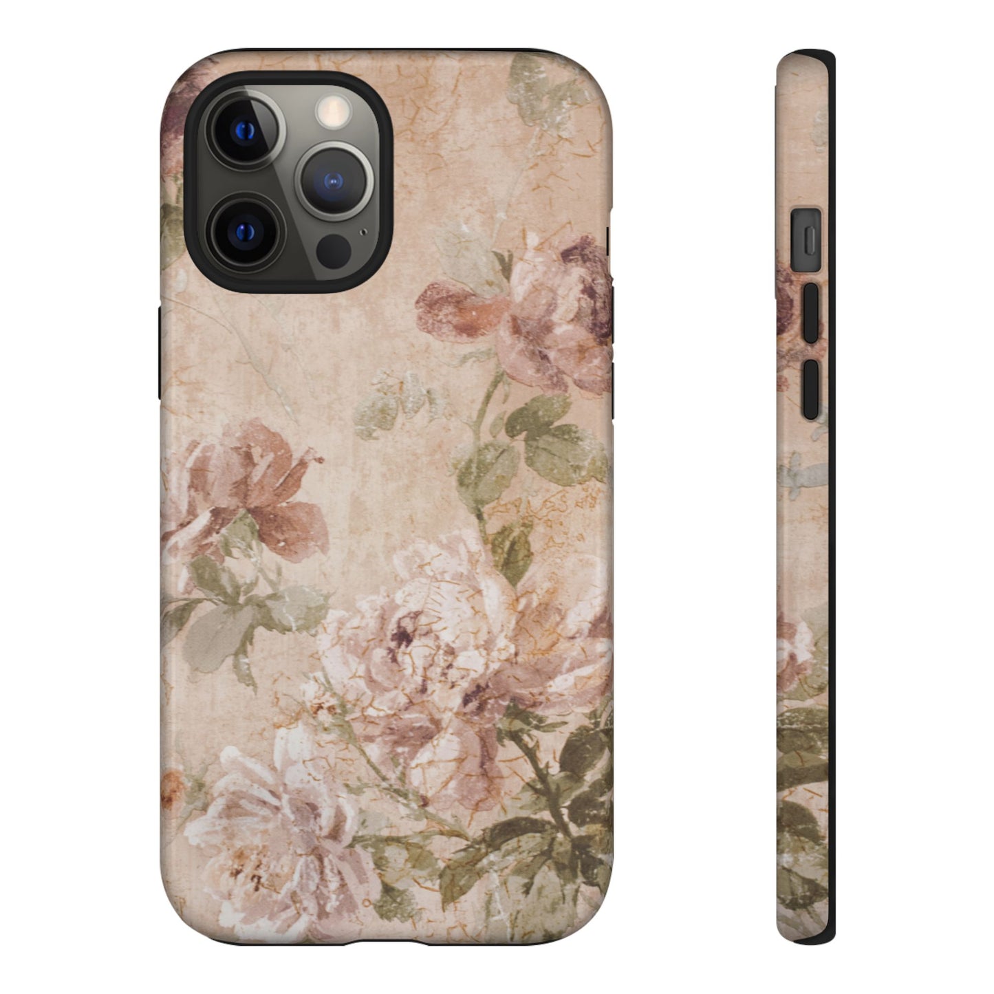 Victorian Floral Phone Case – Vintage Flower Design for iPhone & Samsung
