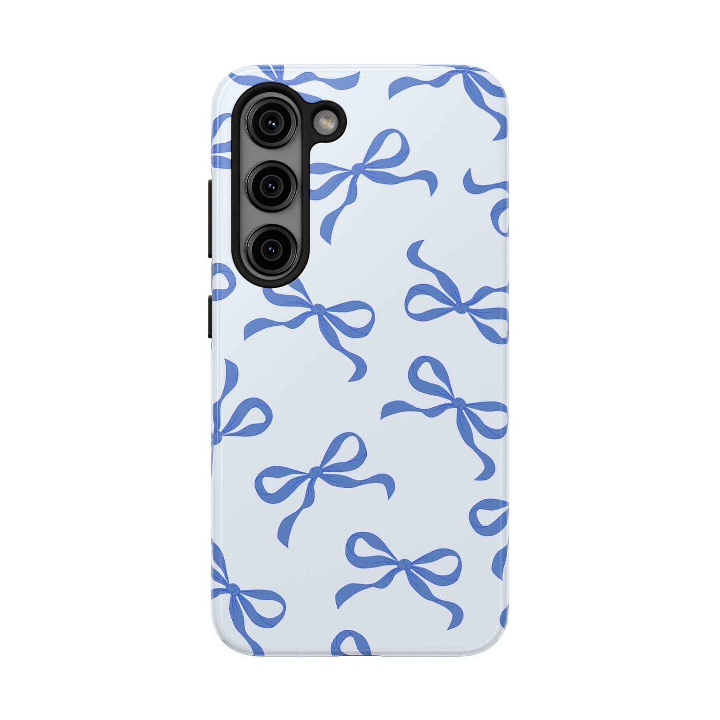 Vintage Blue Bow Phone Case – Playful, Protective, and Eco-Friendly