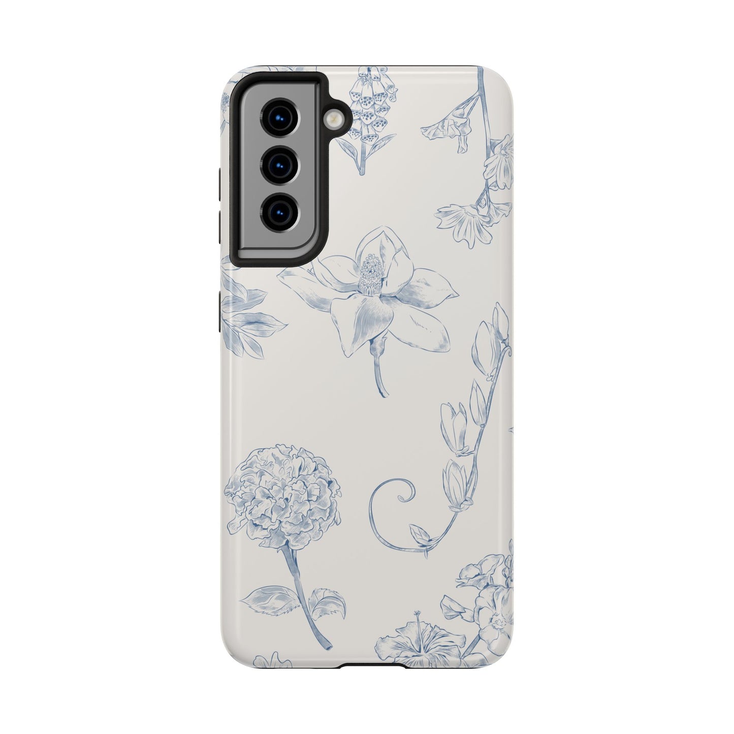 Jasmine Sketch Phone Case – Artistic Design, Slim, Durable & MagSafe Compatible