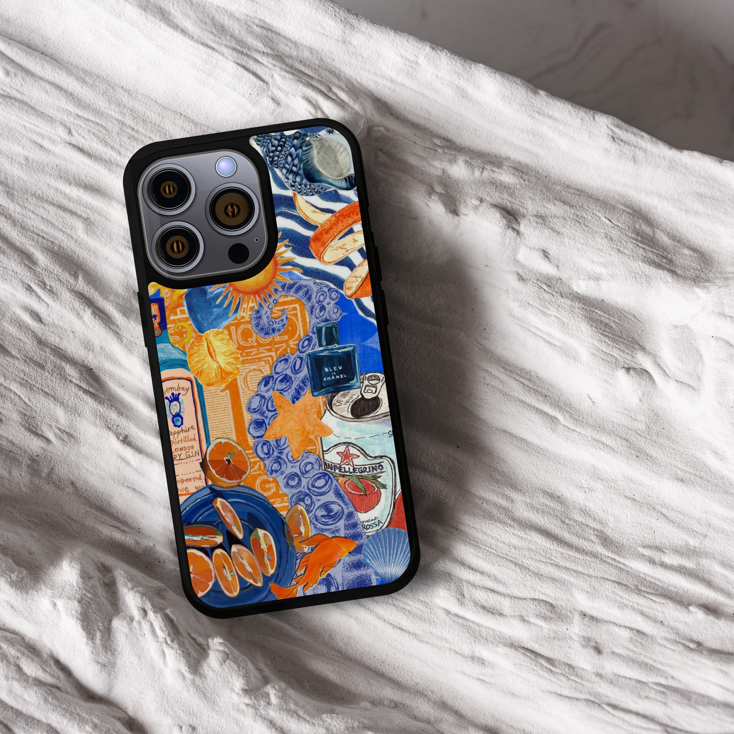 Sunset Splash Collage Phone Case – Vibrant & Protective iPhone Accessory
