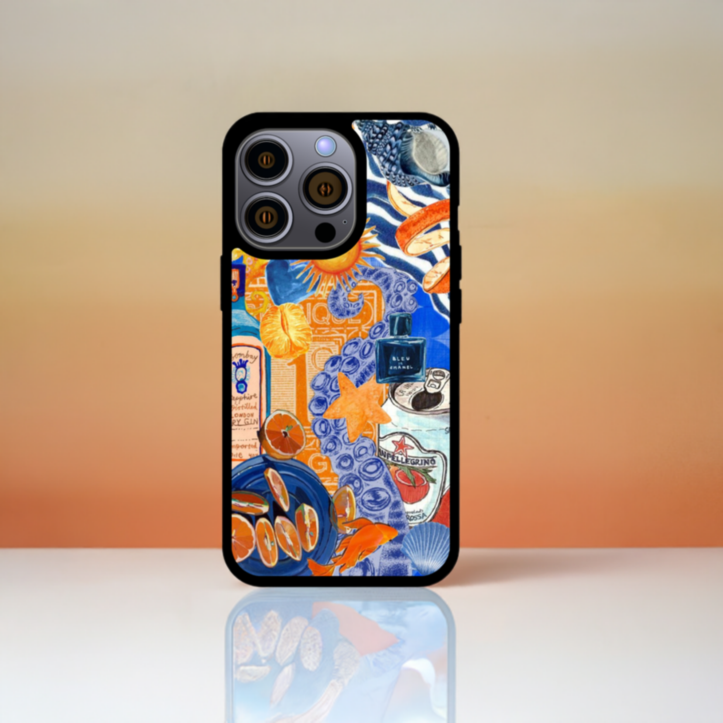 Sunset Splash Collage Phone Case – Vibrant & Protective iPhone Accessory