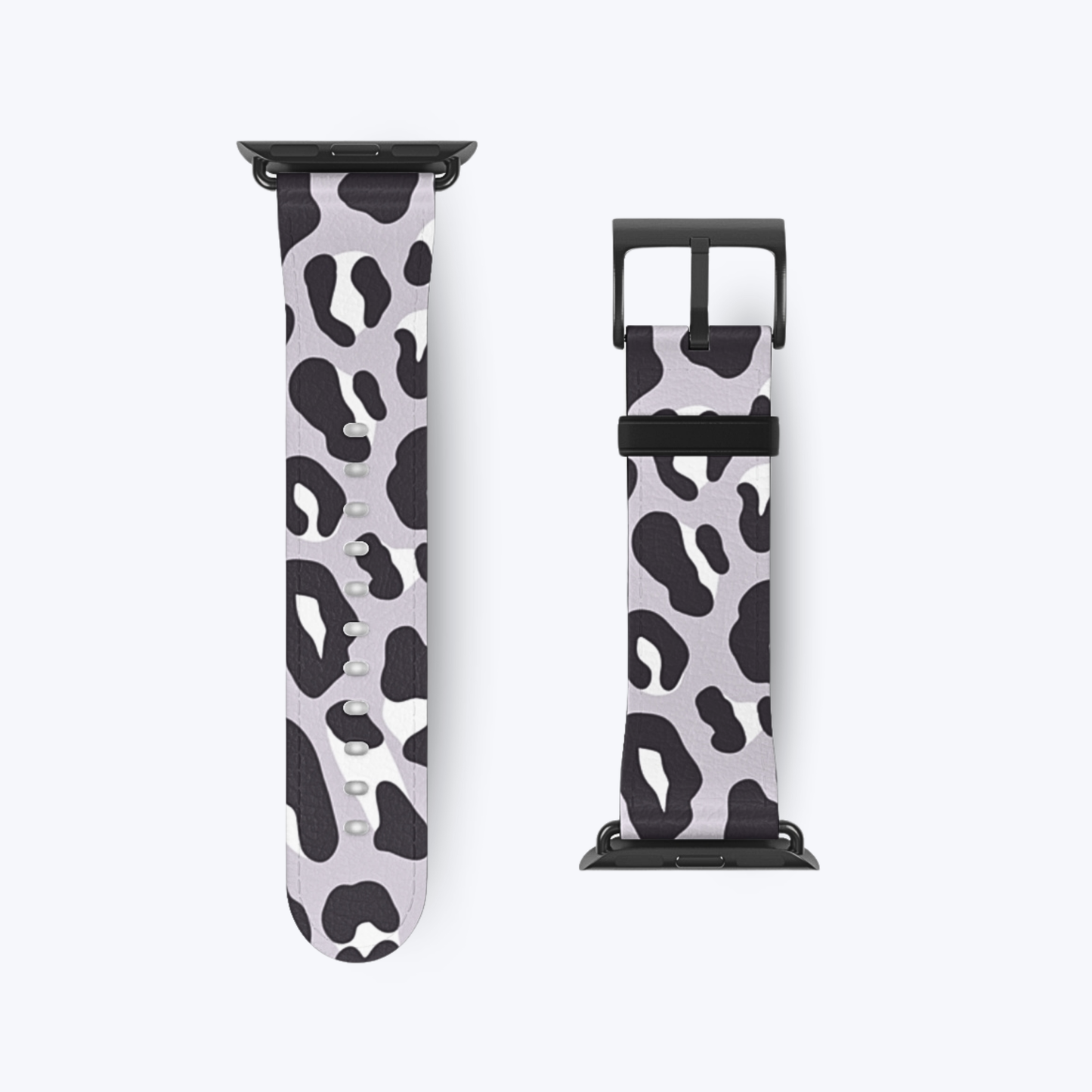 Sleek Leopard Mirage Apple Watch Band – Vegan Leather, Stylish & Durable