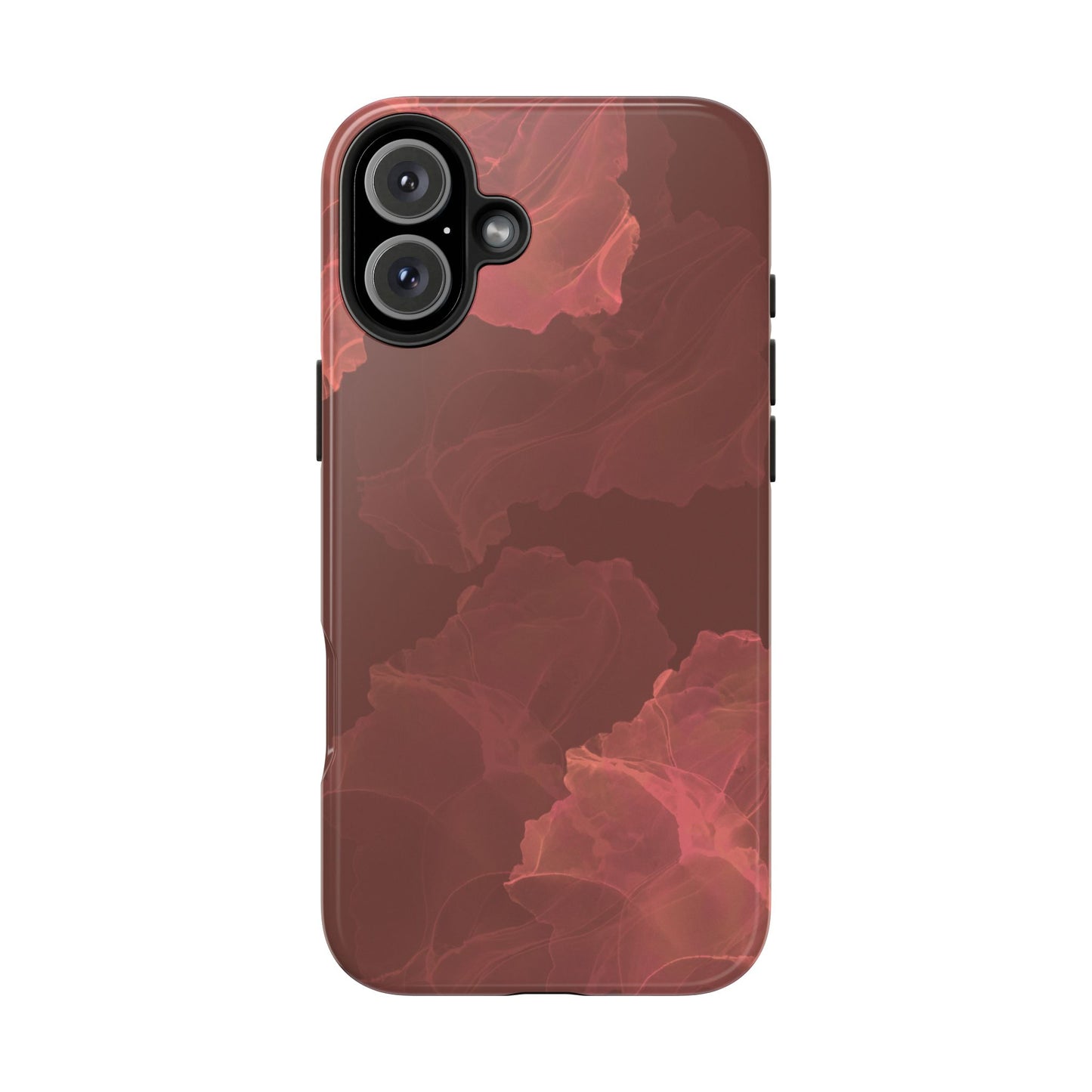 Blush Ink Splash iPhone Case – Dual-Layer, Shockproof Protection