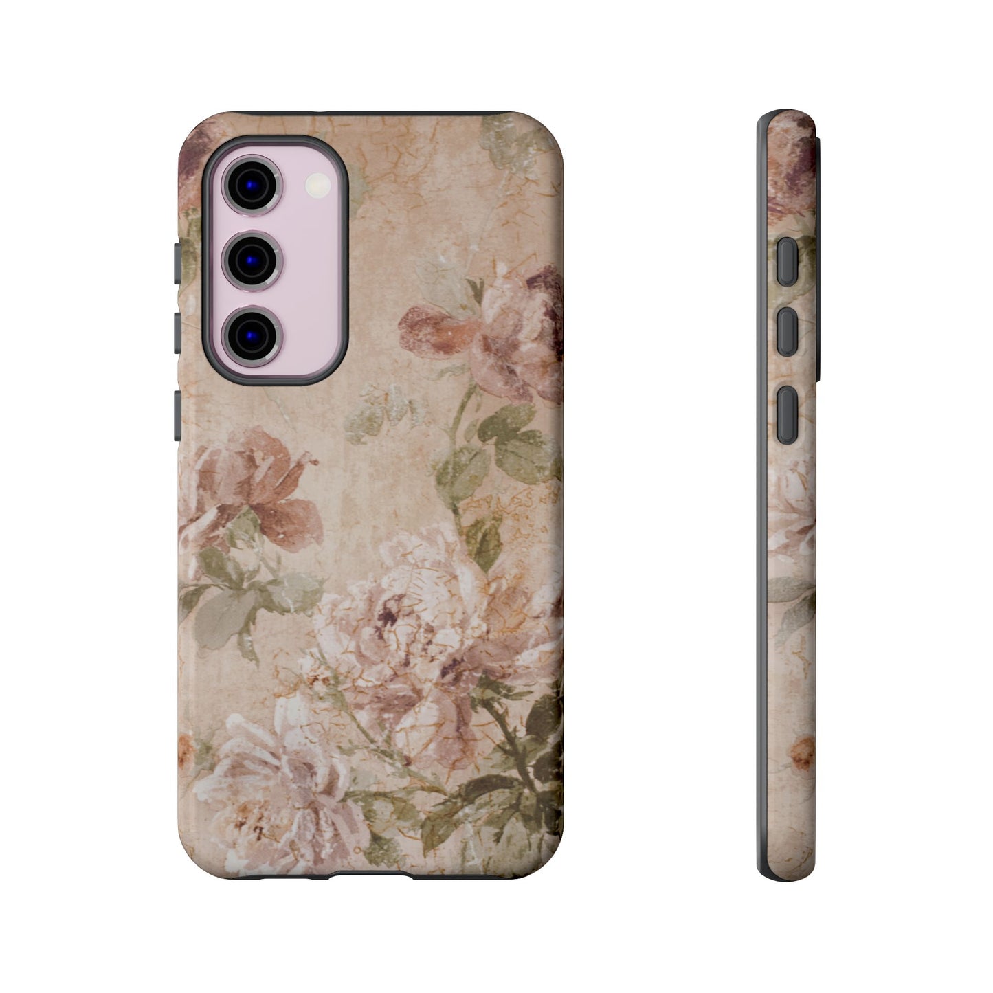 Victorian Floral Phone Case – Vintage Flower Design for iPhone & Samsung
