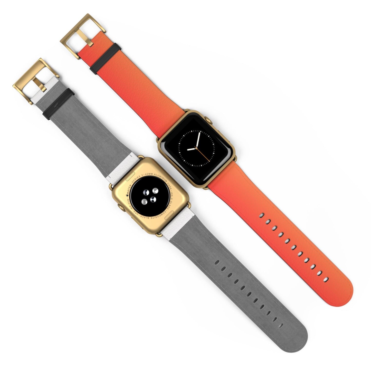 Vibrant Red Orange Apple Watch Band - JGUS