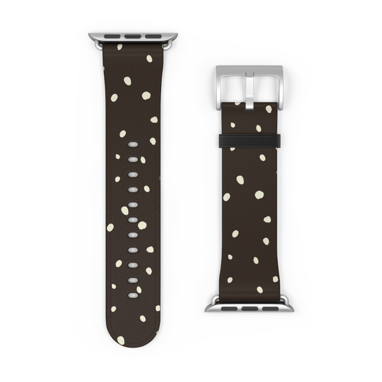 Velvet Mocha Apple Watch Band: Stylish & Eco-Friendly Vegan Leather Strap