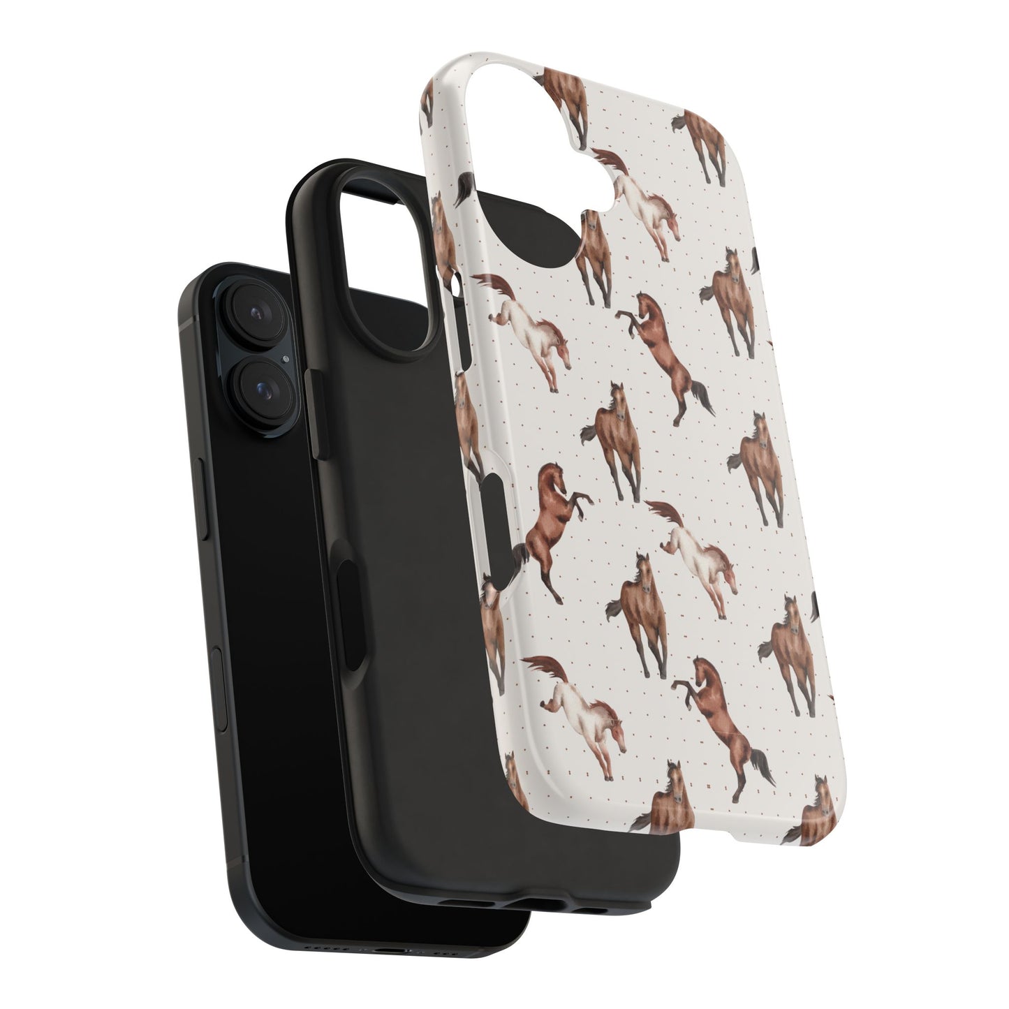 Wild Mustang Horse Pattern Phone Case – Stylish, Protective & Eco-Friendly