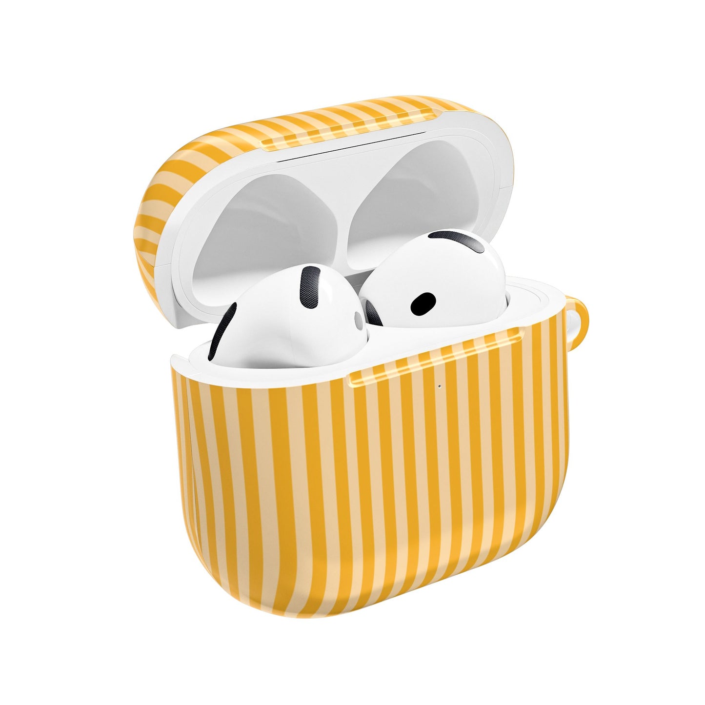 Sunny Stripes Shockproof & Scratch-Resistant AirPods Case – Wireless Charging Compatible