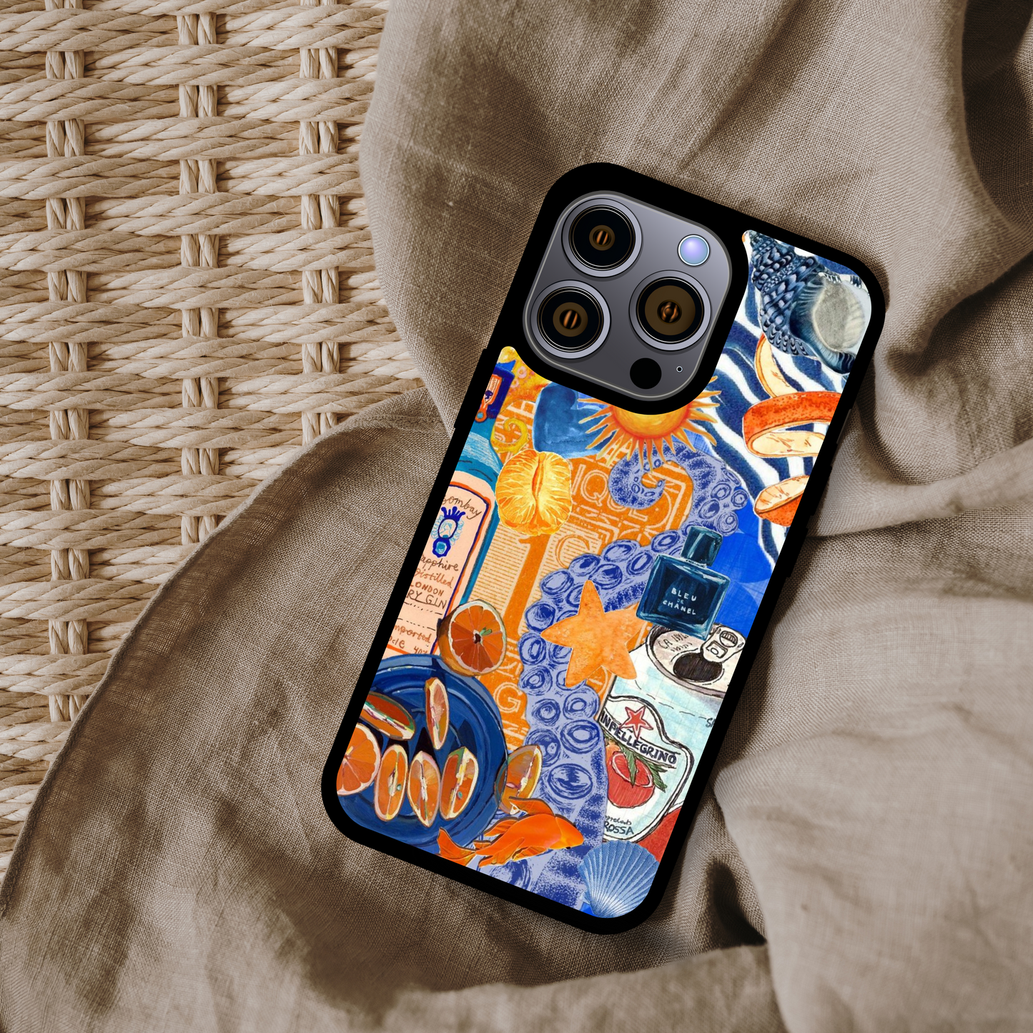 Sunset Splash Collage Phone Case – Vibrant & Protective iPhone Accessory