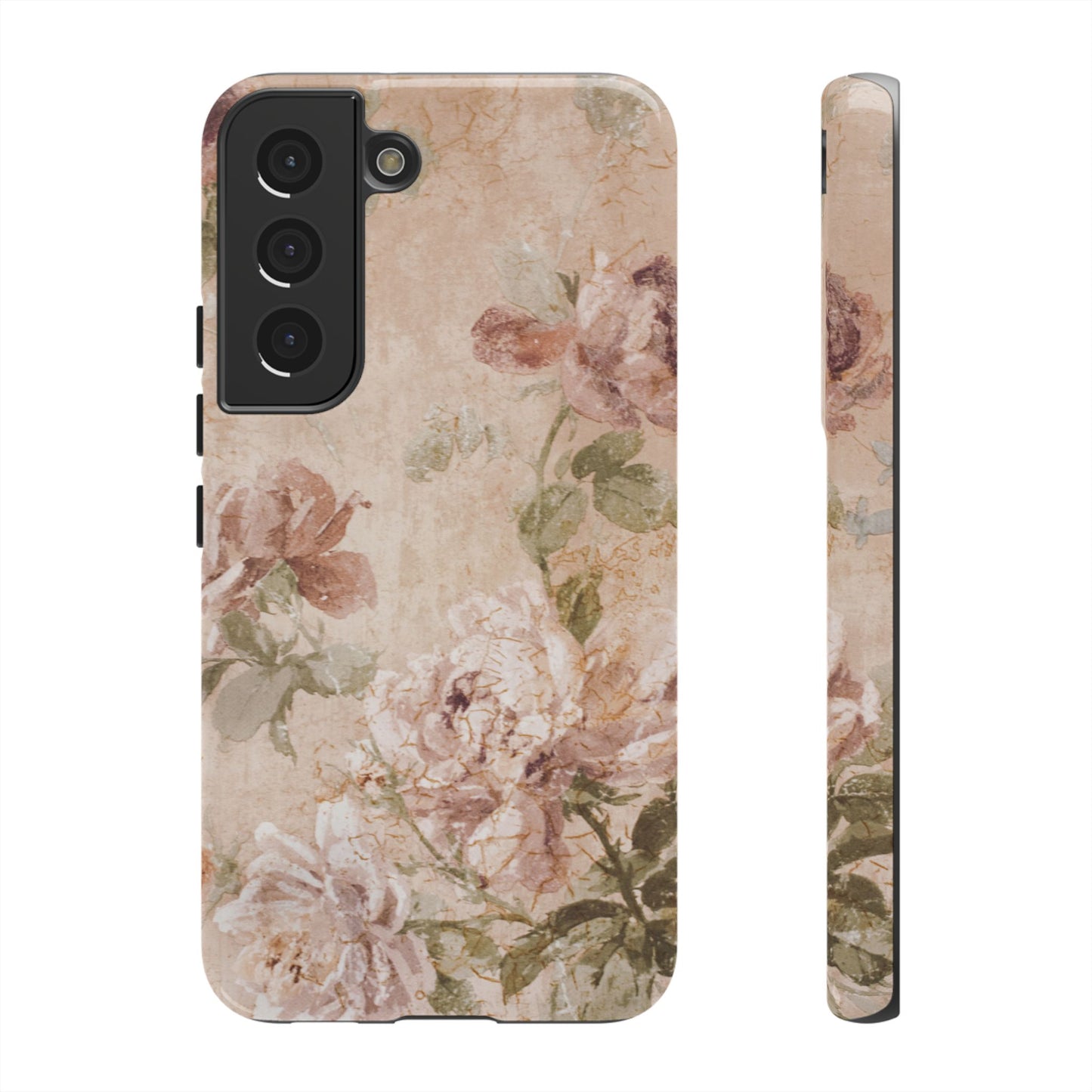 Victorian Floral Phone Case – Vintage Flower Design for iPhone & Samsung