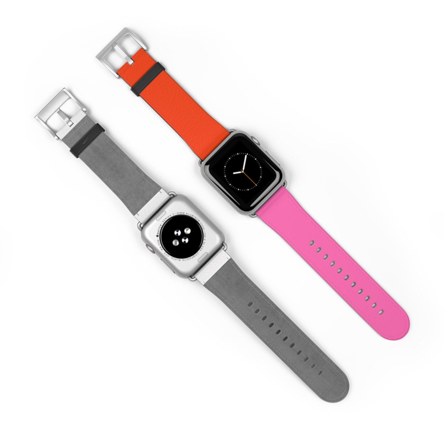 Plaid Sunset Orange & Pink Apple Watch Band - JGUS