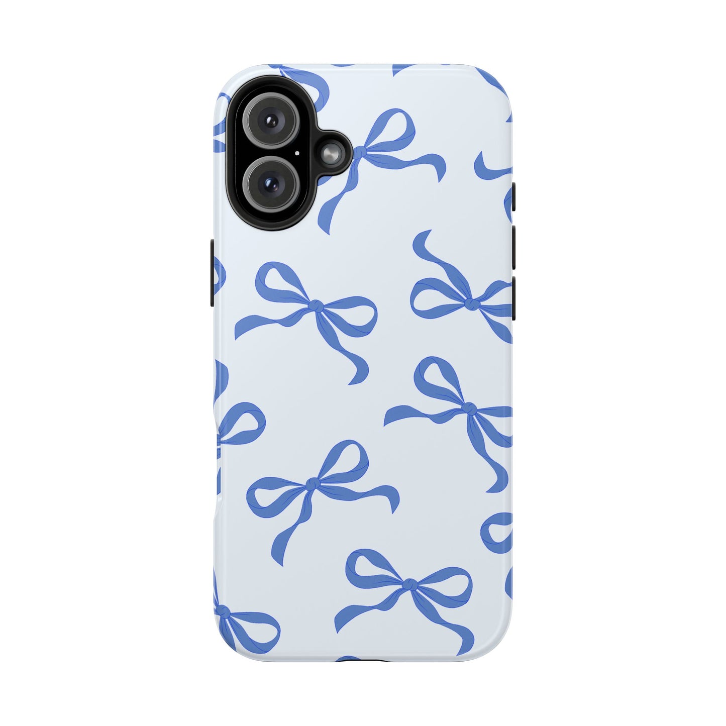 Vintage Blue Bow Phone Case – Playful, Protective, and Eco-Friendly