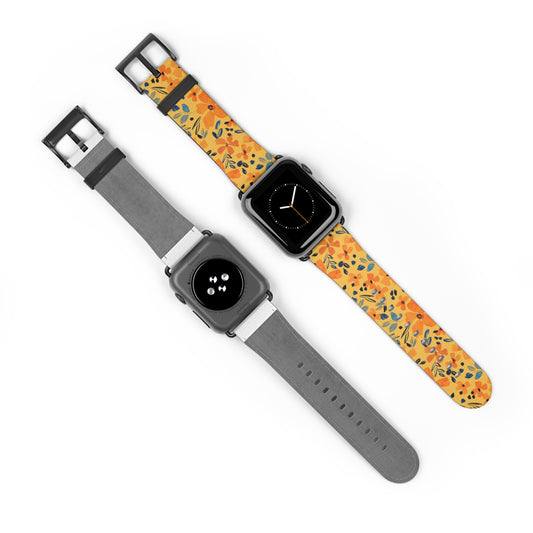 Aquarelle Bloom Floral Harmony Apple Watch Band