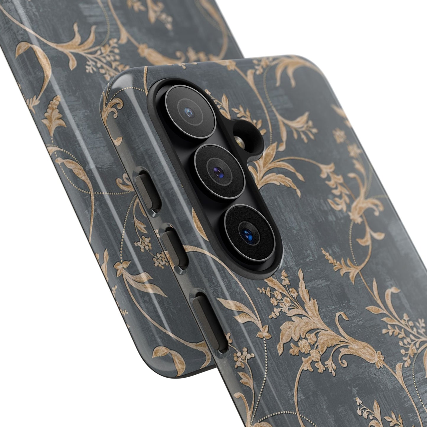 Old-Fashioned Flower Phone Case – Aesthetic Protective Cover for iPhone & Samsung - JGUS