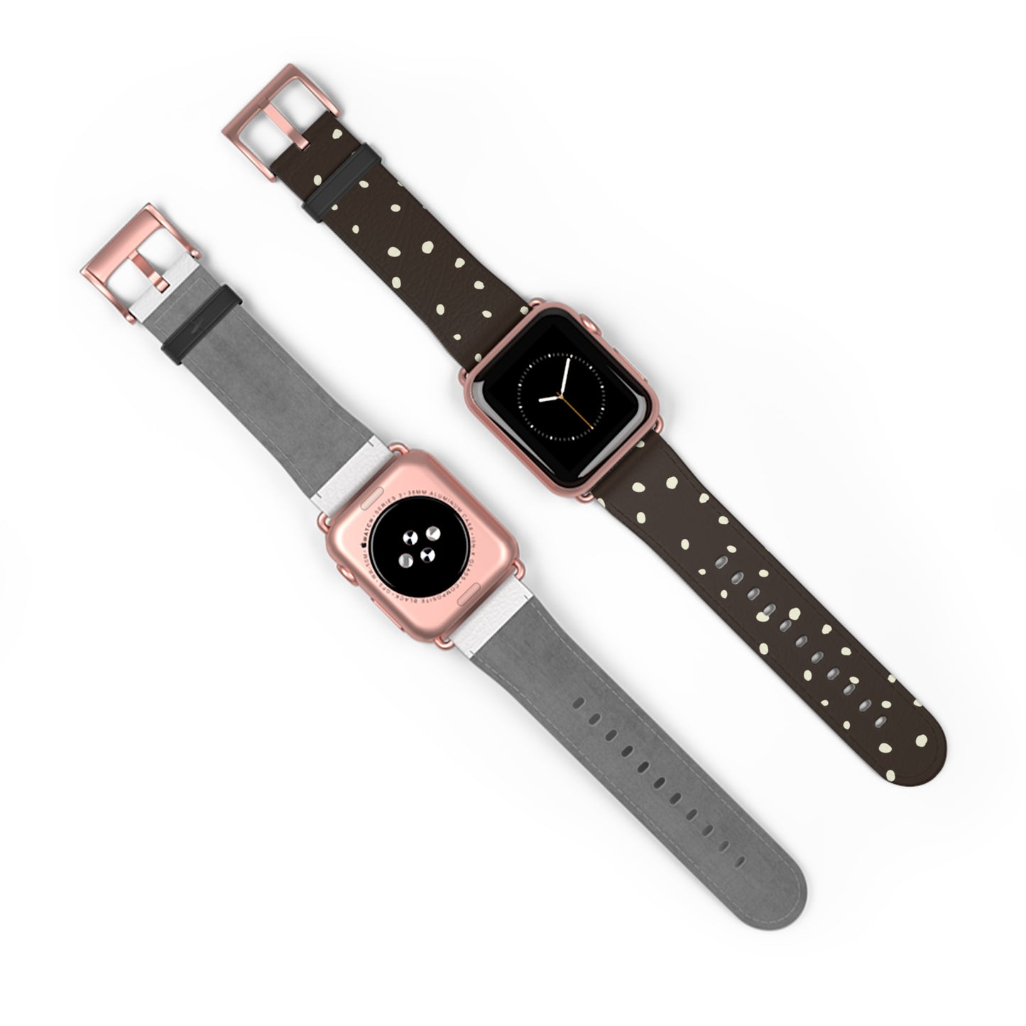 Velvet Mocha Apple Watch Band: Stylish & Eco-Friendly Vegan Leather Strap