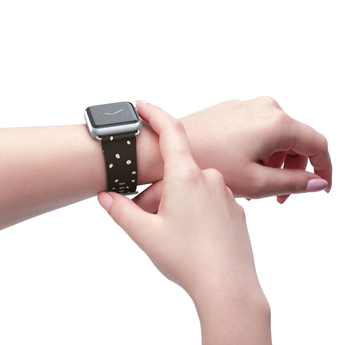 Velvet Mocha Apple Watch Band: Stylish & Eco-Friendly Vegan Leather Strap