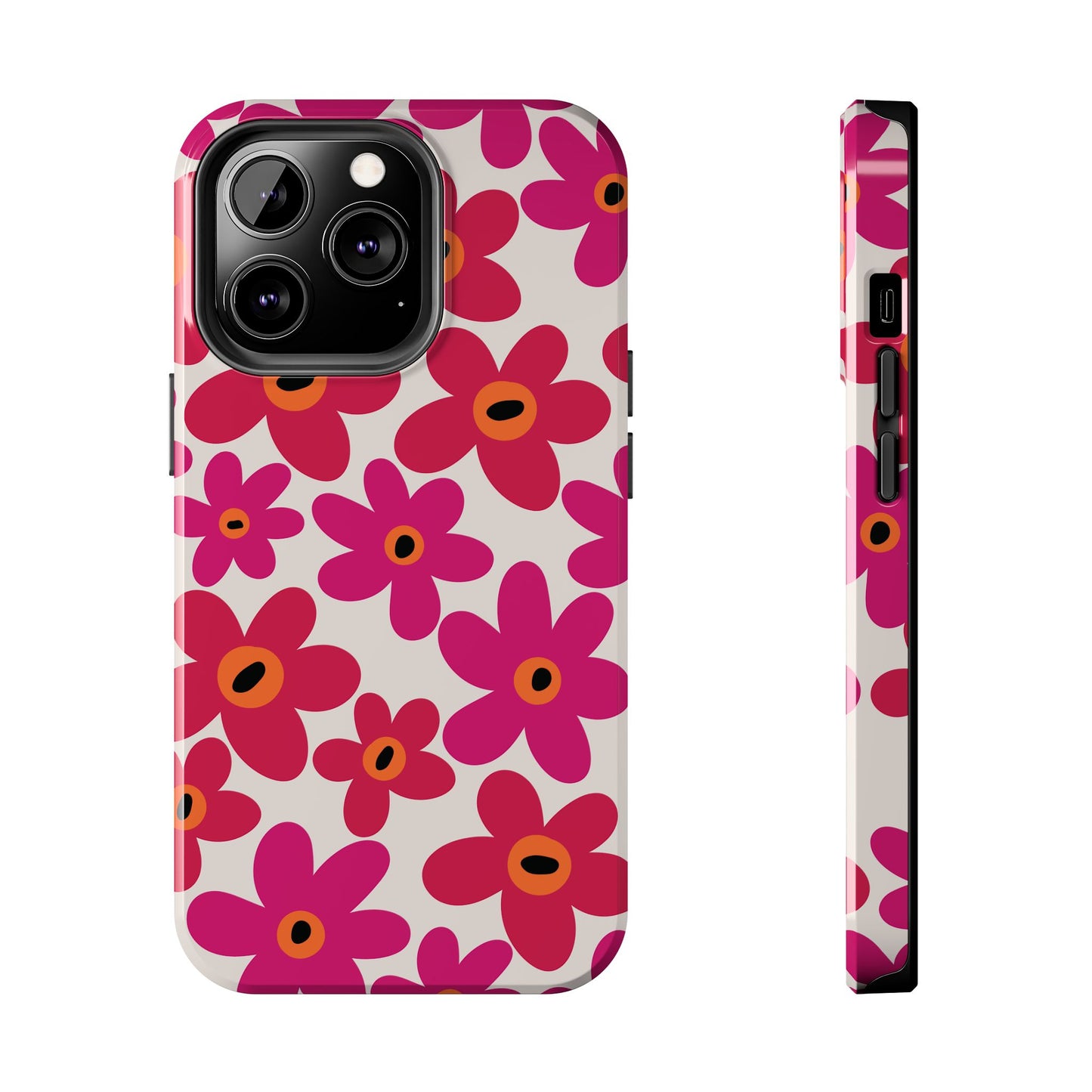 Abstract Florals iPhone Case – Stylish & Impact-Resistant Protection