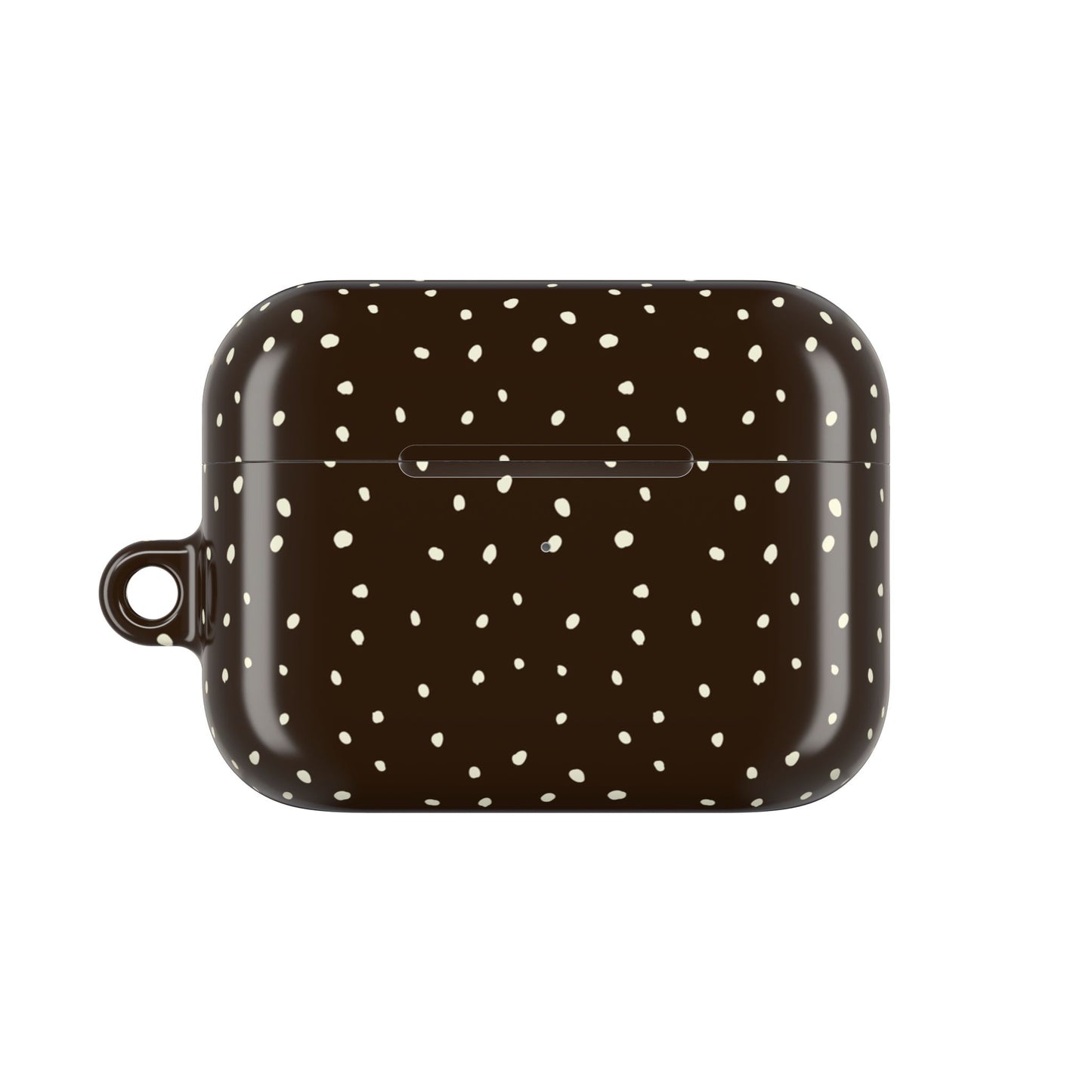 Velvet Mocha Shockproof & Scratch-Resistant AirPods Case – Wireless Charging Compatible