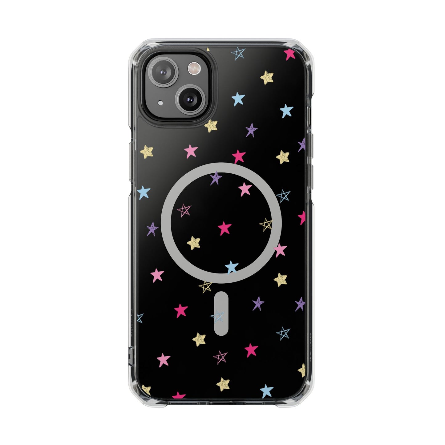 Space Magic Clear Phone Case – Slim & Durable Protection with a Stylish Design