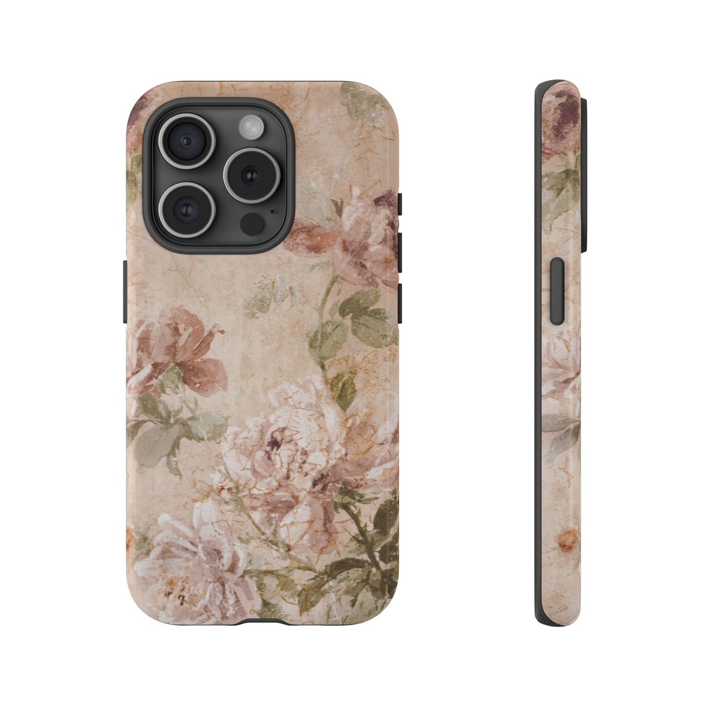 Victorian Floral Phone Case – Vintage Flower Design for iPhone & Samsung