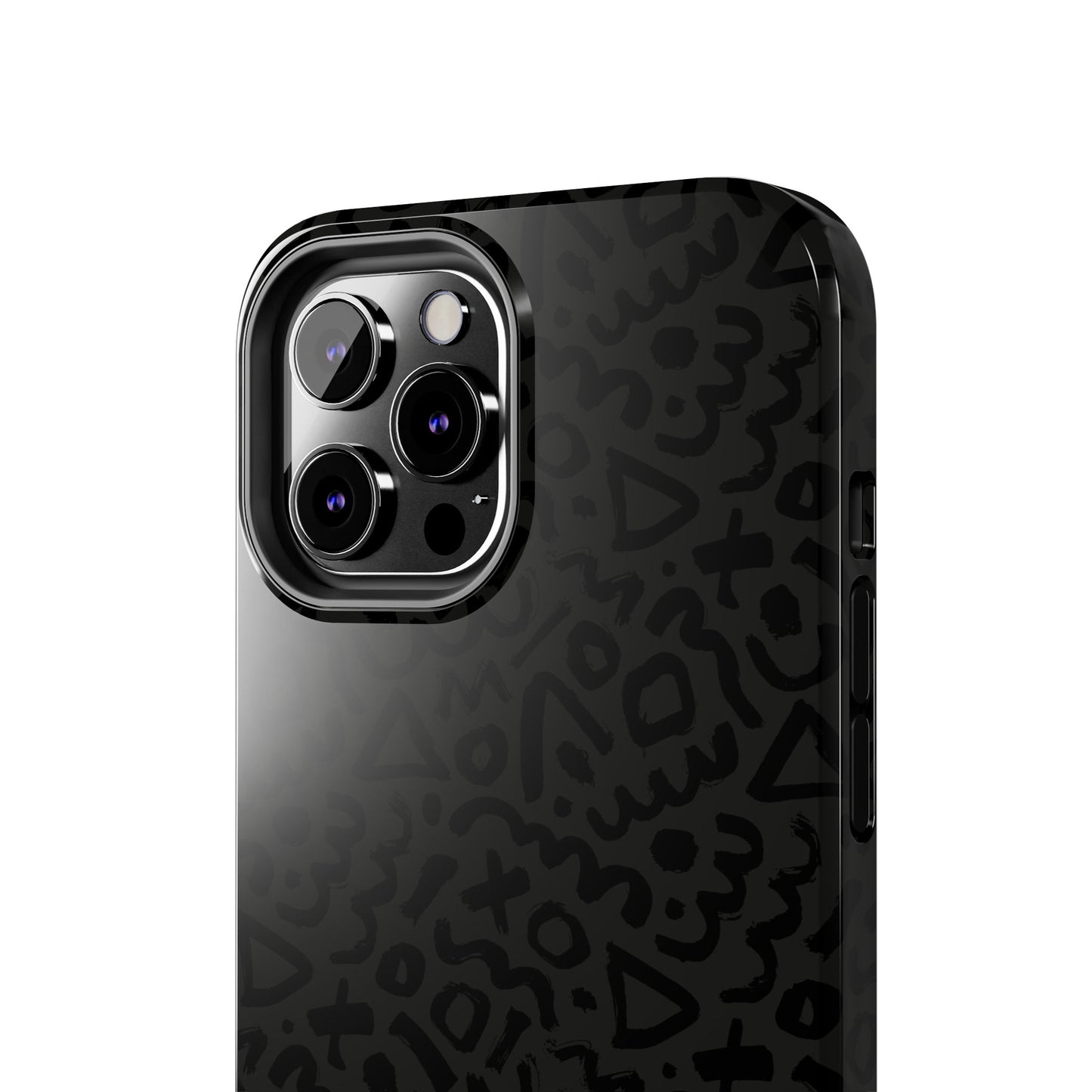 Retro Geometric Vibes Phone Case – 80s 90s Vintage Abstract Pattern for iPhone & Samsung
