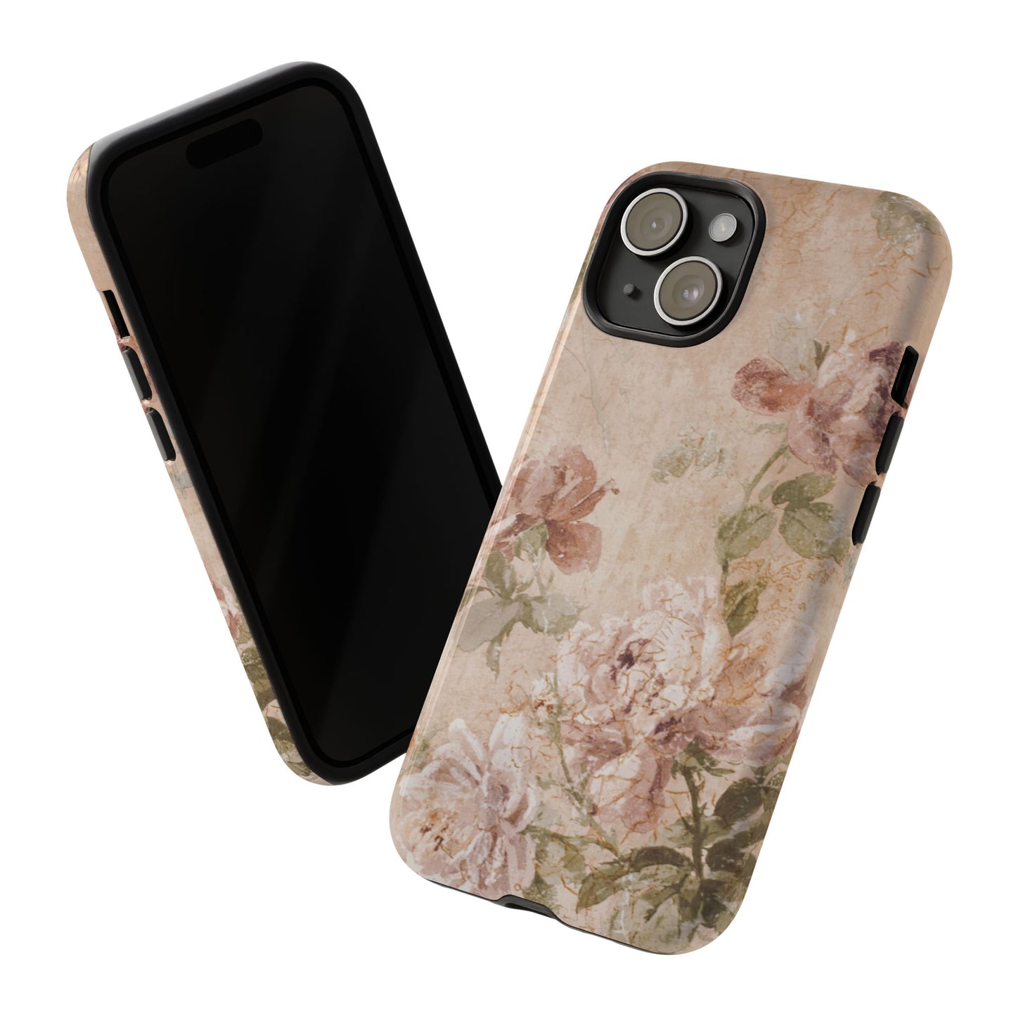 Victorian Floral Phone Case – Vintage Flower Design for iPhone & Samsung