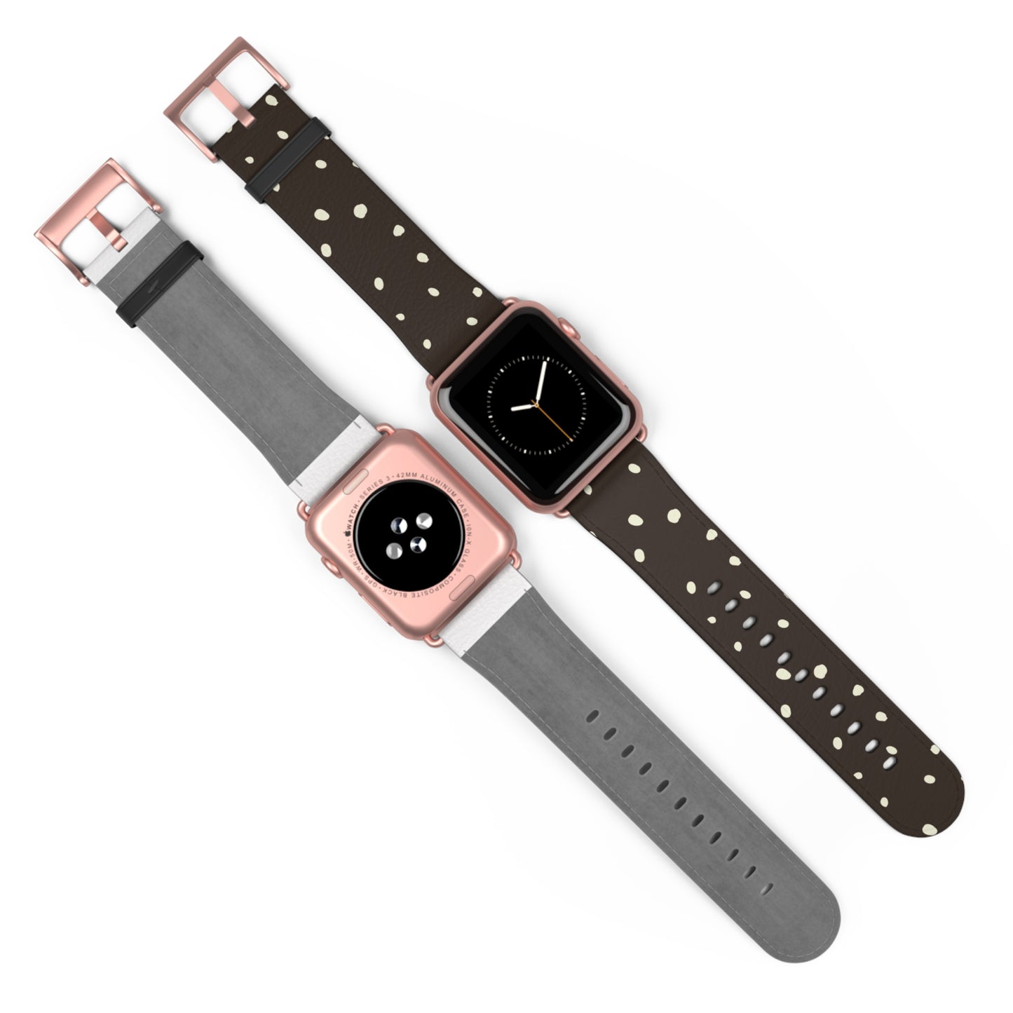 Velvet Mocha Apple Watch Band: Stylish & Eco-Friendly Vegan Leather Strap
