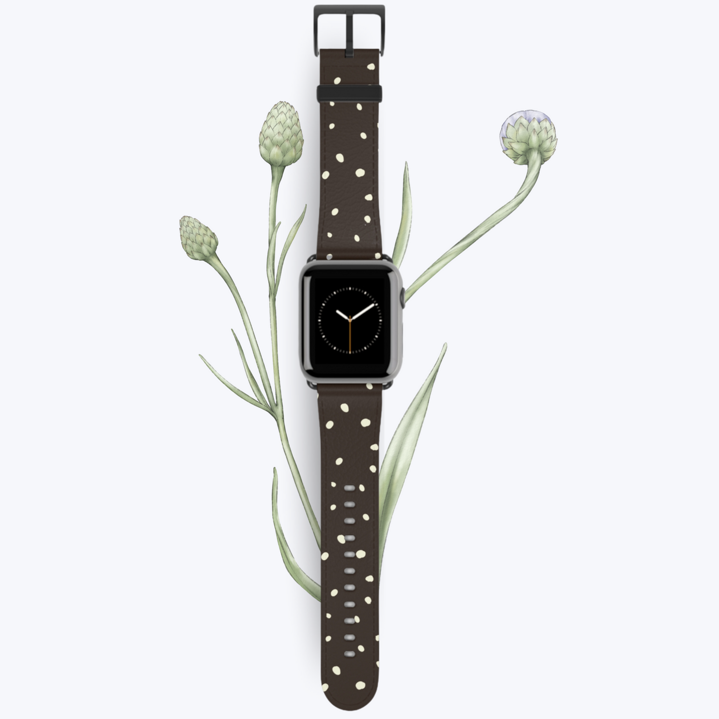 Velvet Mocha Apple Watch Band: Stylish & Eco-Friendly Vegan Leather Strap