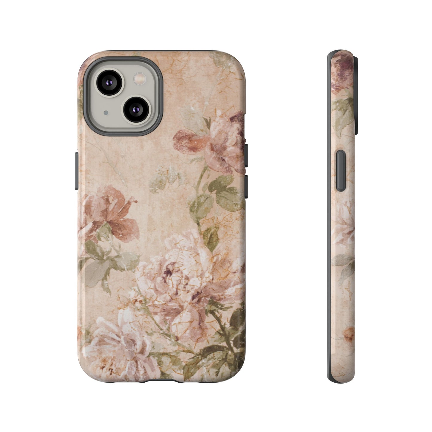 Victorian Floral Phone Case – Vintage Flower Design for iPhone & Samsung