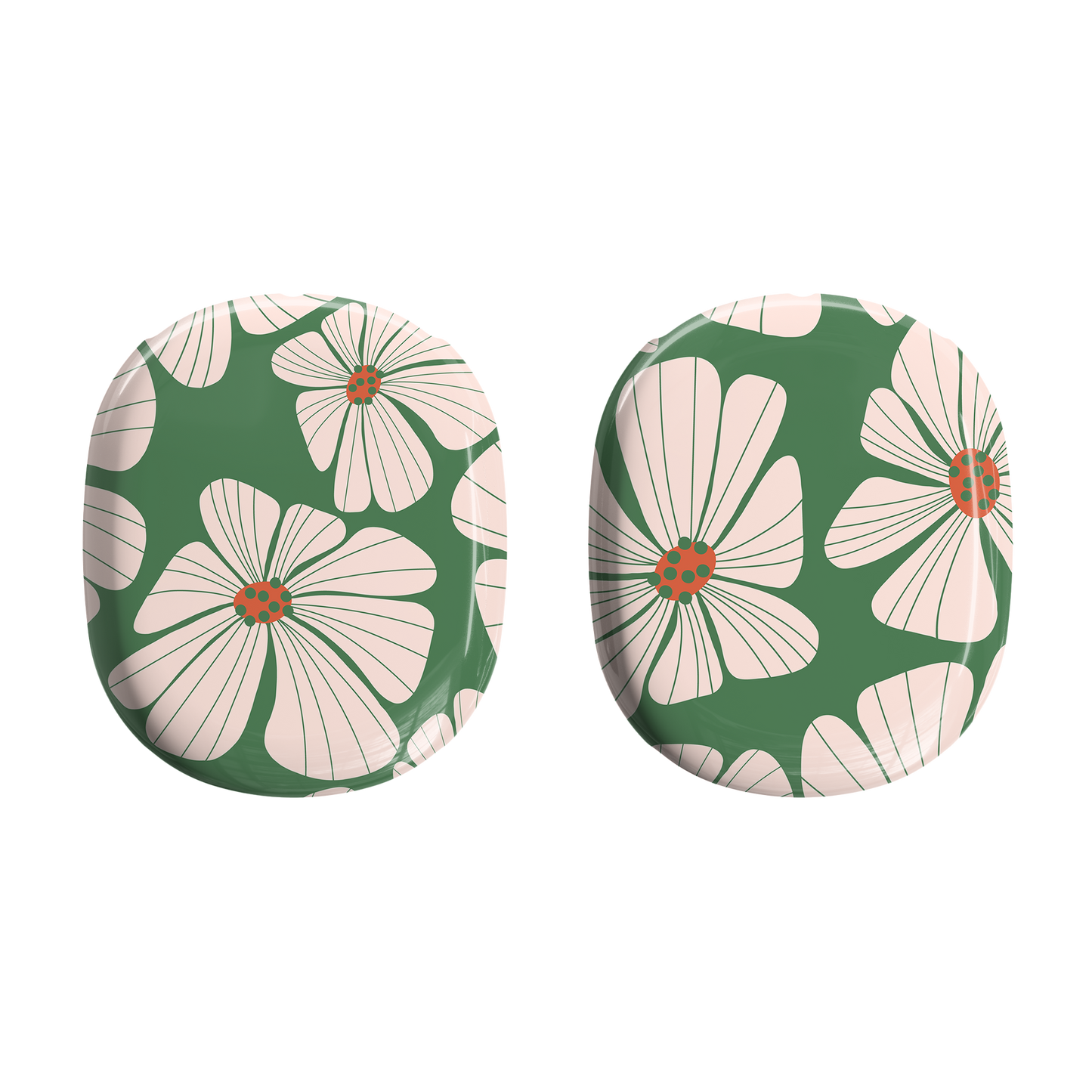 Abstract Retro floral AirPods Max® Case | Customizable, Protective, Stylish