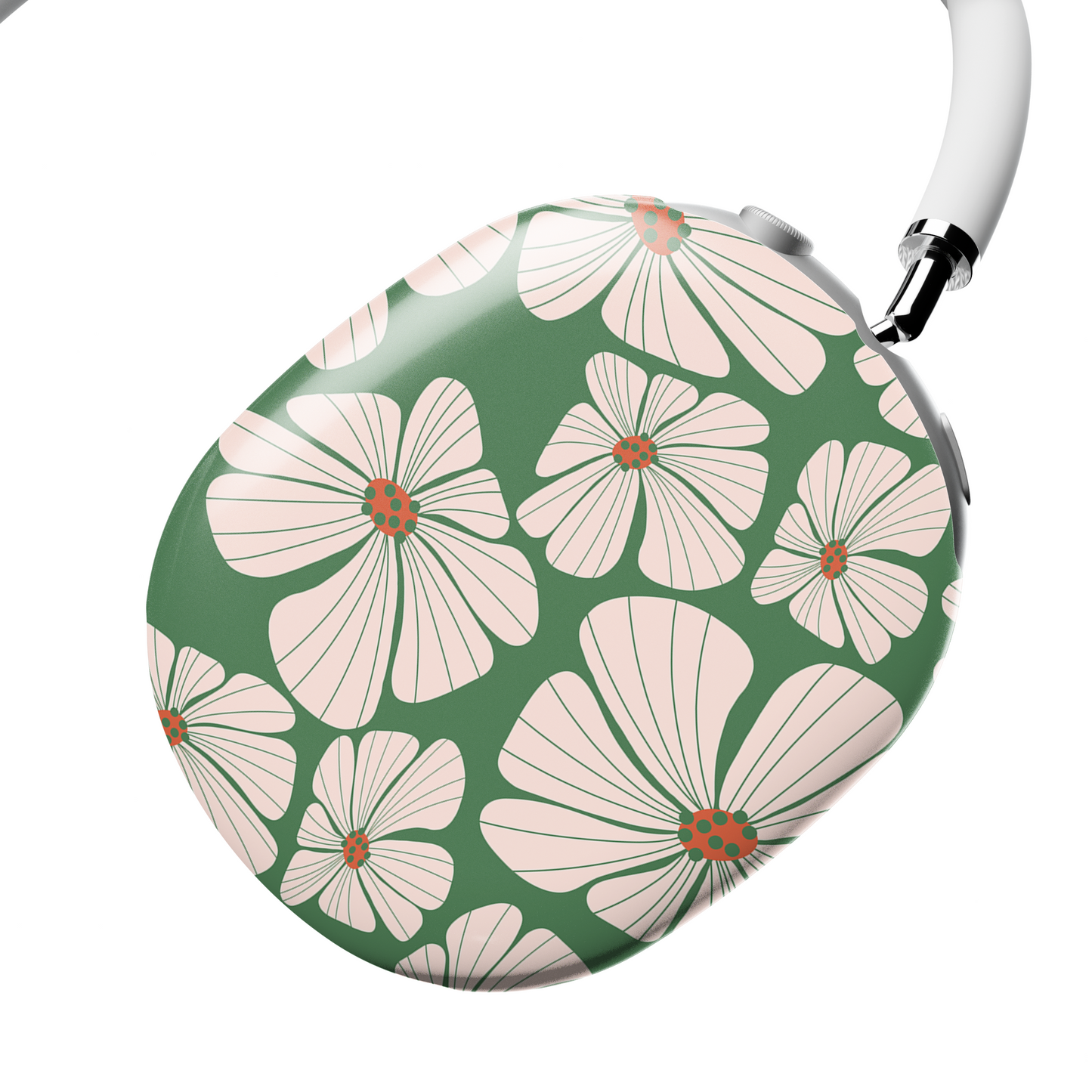 Abstract Retro floral AirPods Max® Case | Customizable, Protective, Stylish