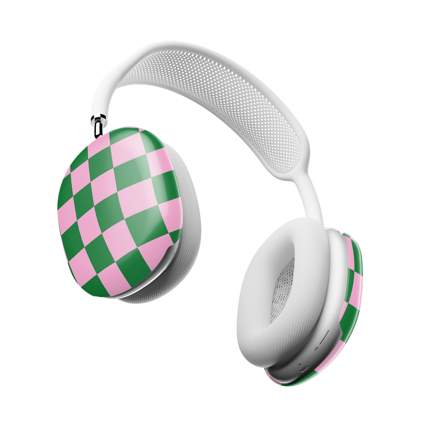 Pink Checkered Retro Aesthetic AirPods Max® Case | Customizable, Protective, Stylish