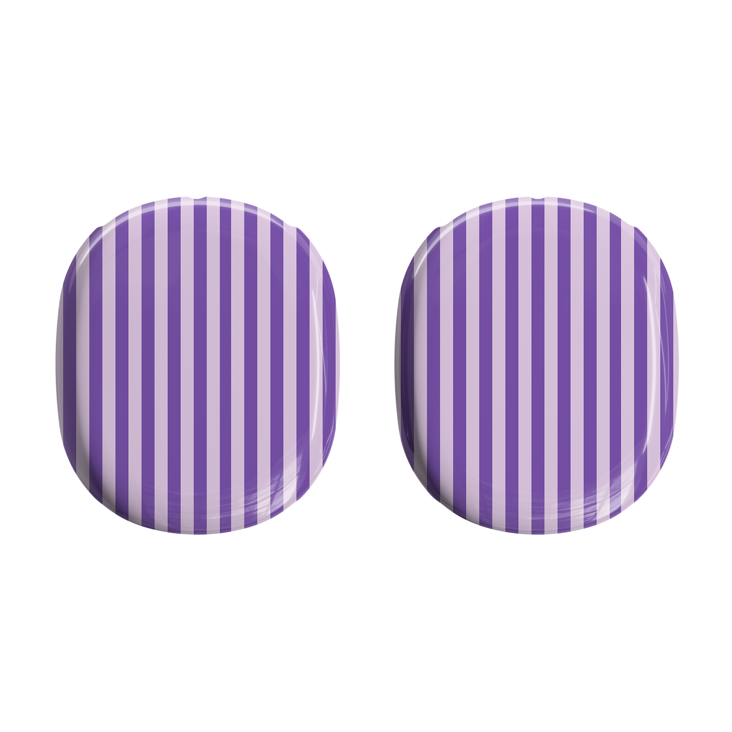Lavender Stripes AirPods Max Case | Chic & Protective Purple Design