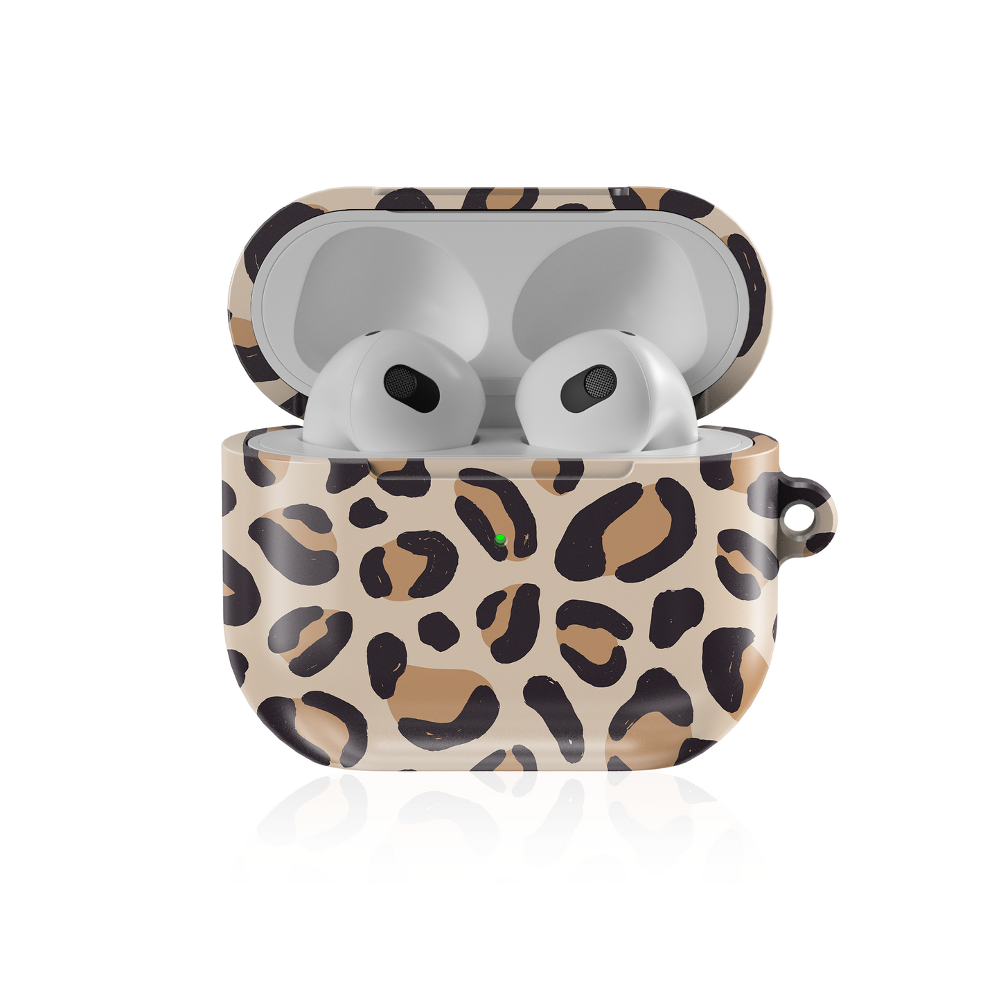 Leopard Lux Shockproof & Scratch-Resistant AirPods Case – Wireless Charging Compatible