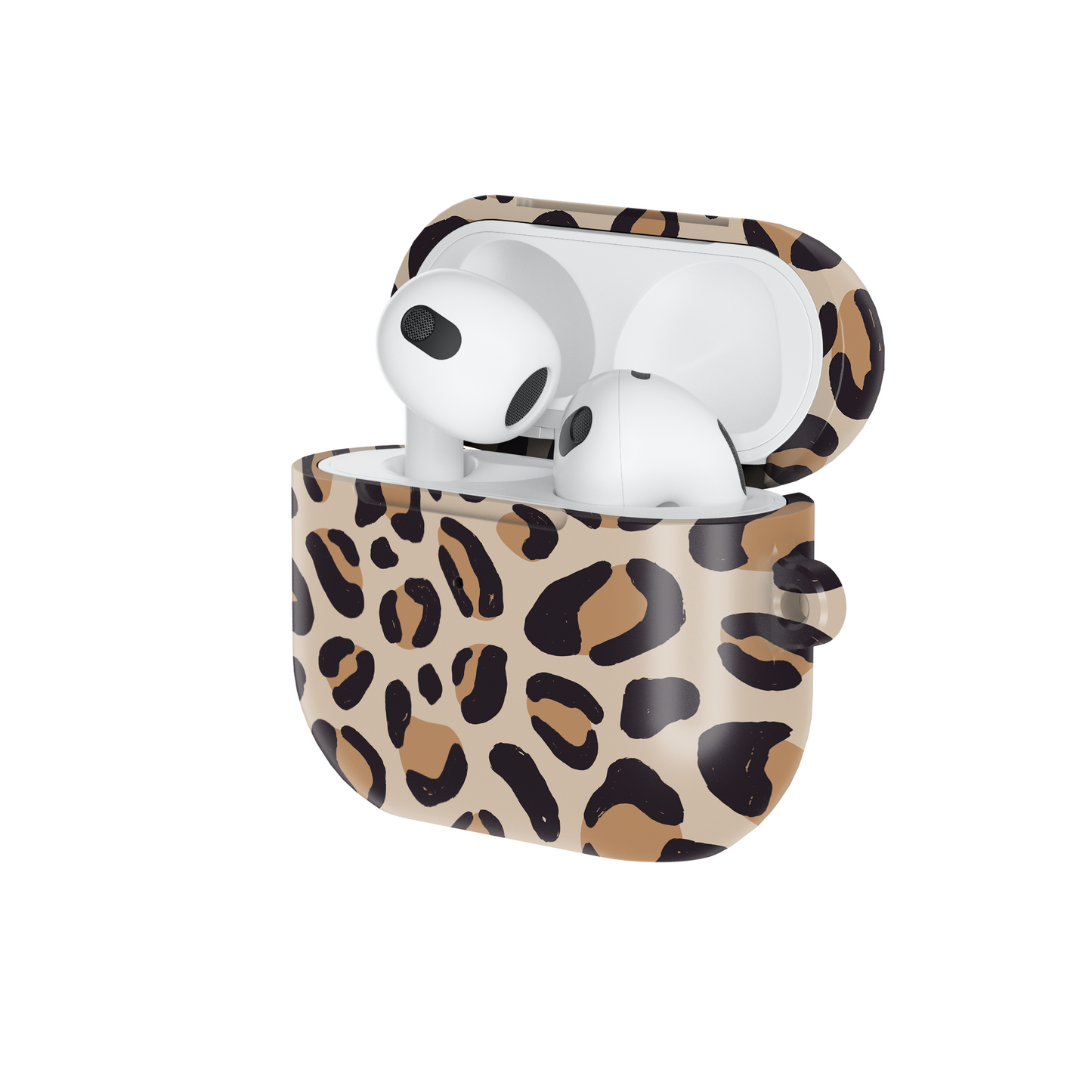 Leopard Lux Shockproof & Scratch-Resistant AirPods Case – Wireless Charging Compatible
