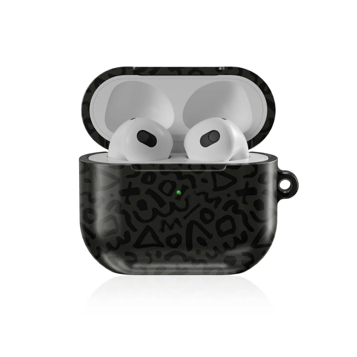 Retro Geometric Vibes Shockproof & Scratch-Resistant AirPods Case – Wireless Charging Compatible