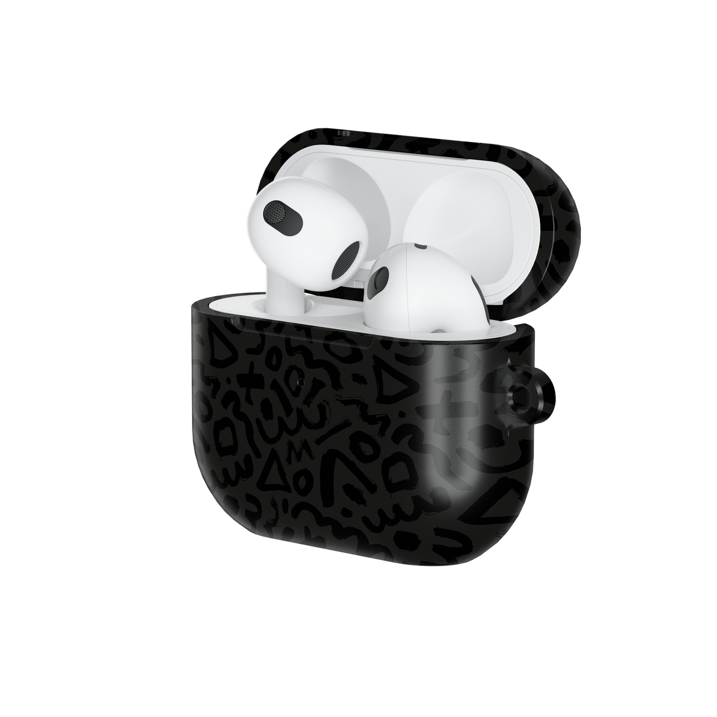 Retro Geometric Vibes Shockproof & Scratch-Resistant AirPods Case – Wireless Charging Compatible