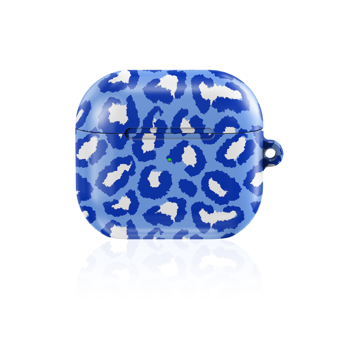 Leopard Vibes - Blue Edition Shockproof & Scratch-Resistant AirPods Case – Wireless Charging Compatible