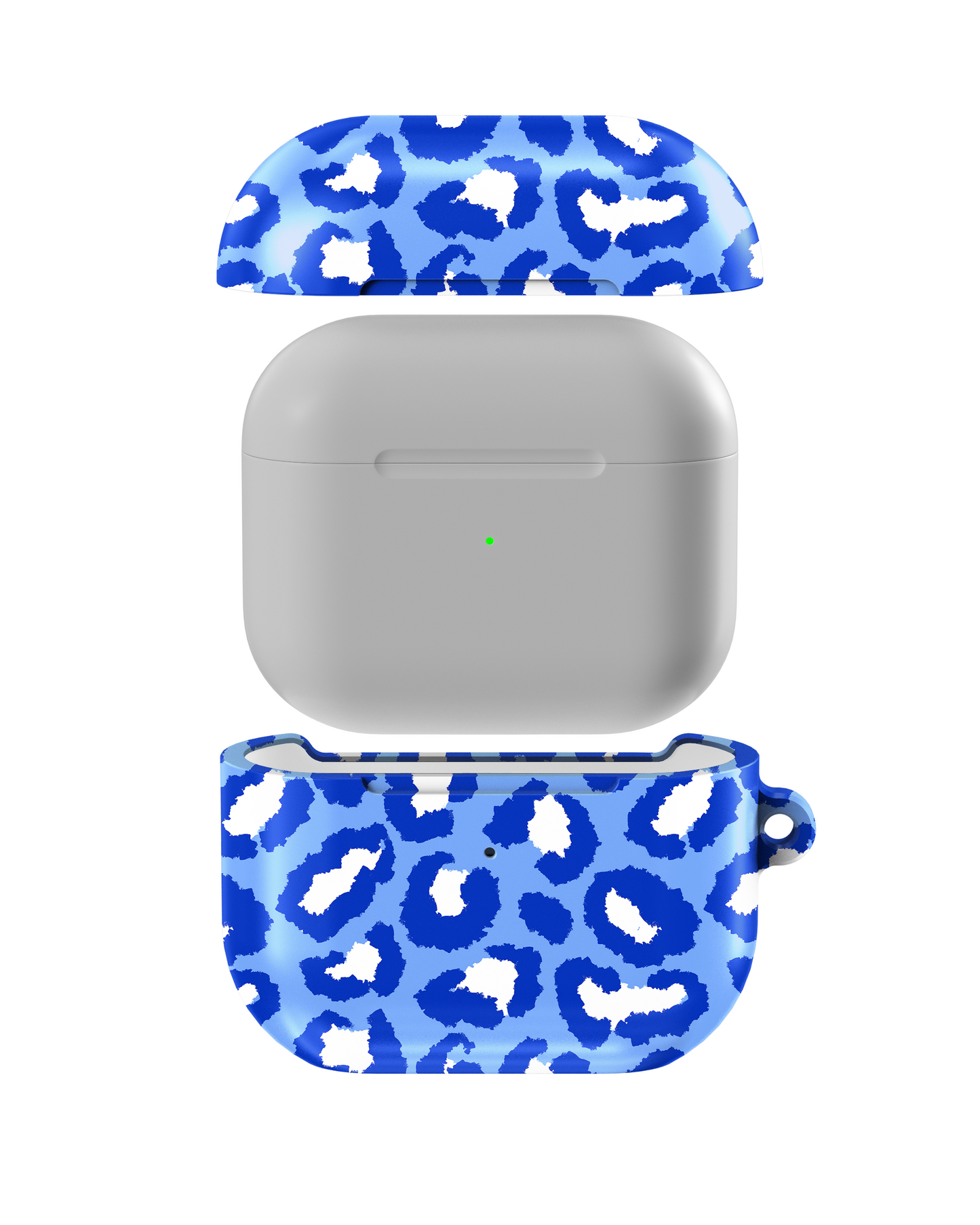Leopard Vibes - Blue Edition Shockproof & Scratch-Resistant AirPods Case – Wireless Charging Compatible