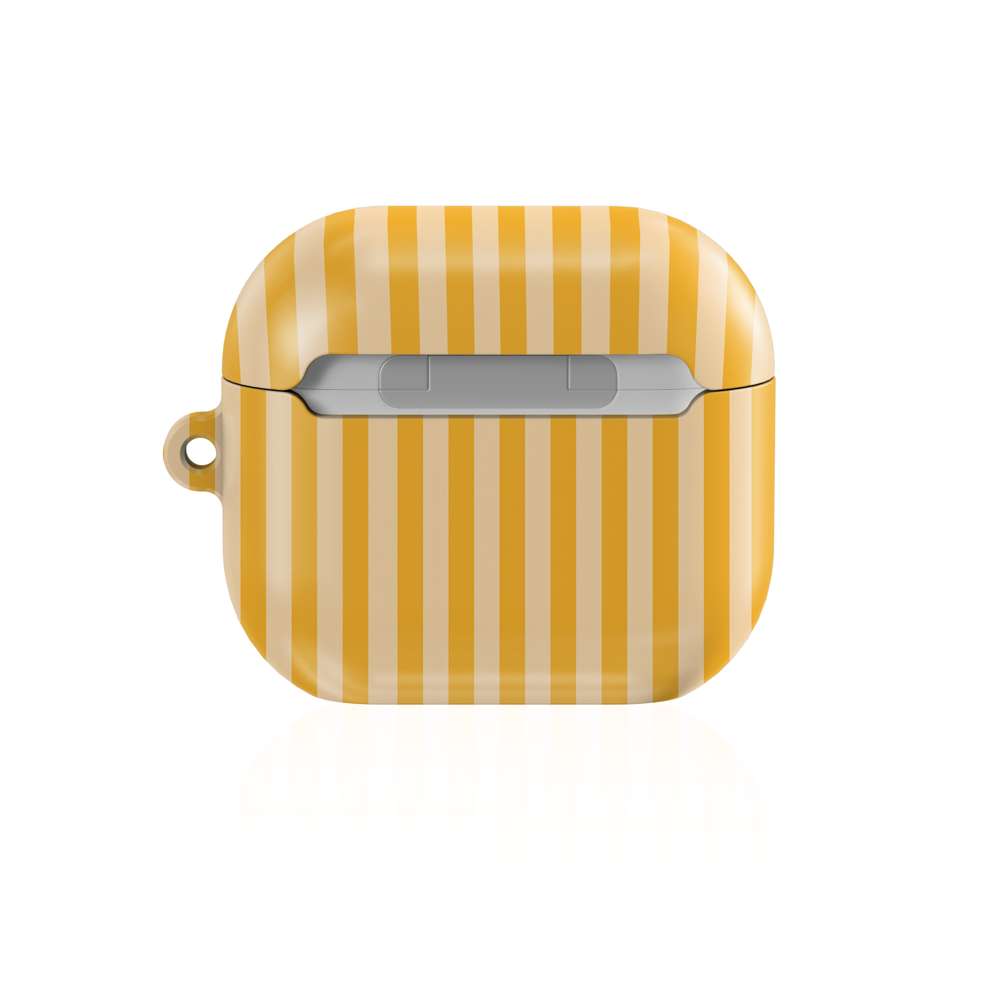 Sunny Stripes Shockproof & Scratch-Resistant AirPods Case – Wireless Charging Compatible