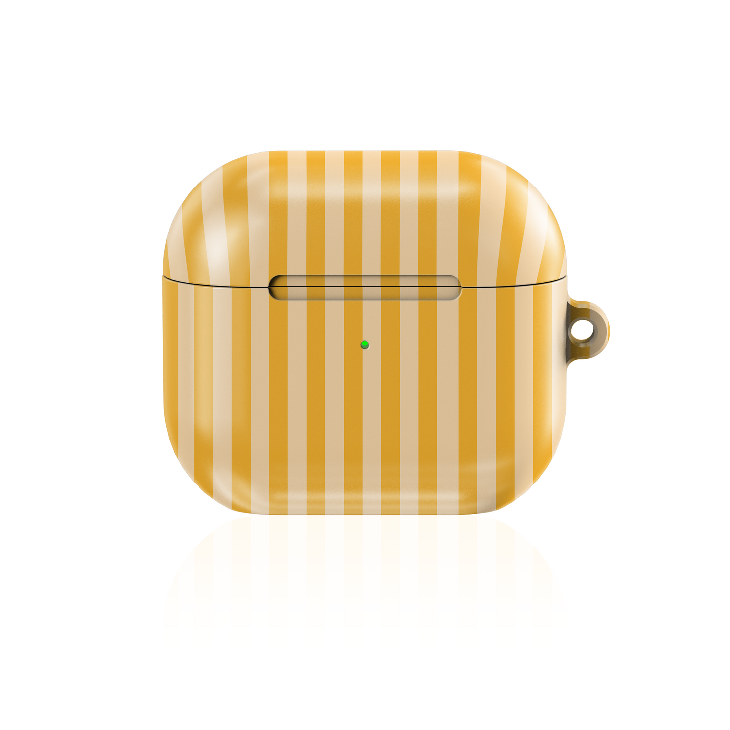 Sunny Stripes Shockproof & Scratch-Resistant AirPods Case – Wireless Charging Compatible